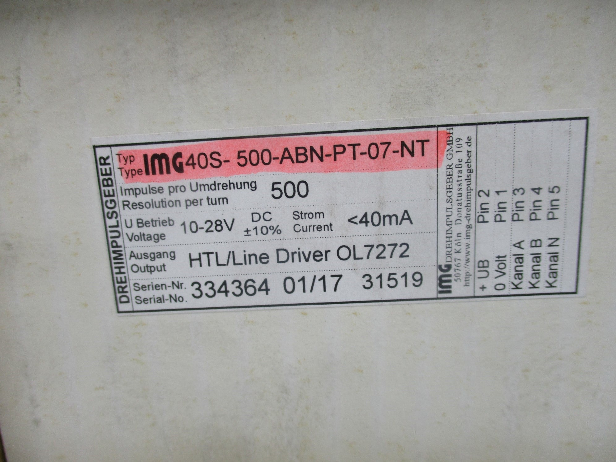 IMG 40S-500-ABN-PT-07-NT NSMP