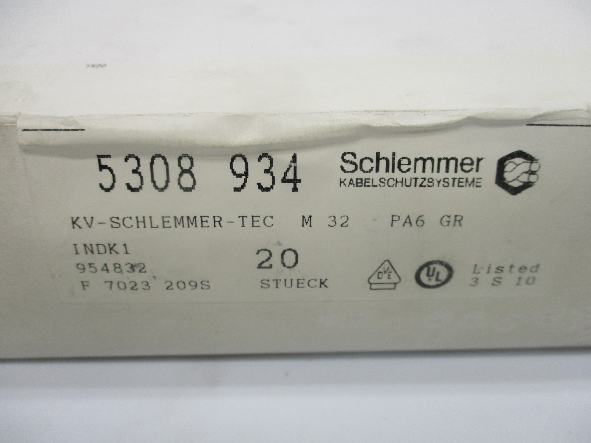 SCHLEMMER 5308934 (PKG OF 20) NSFS