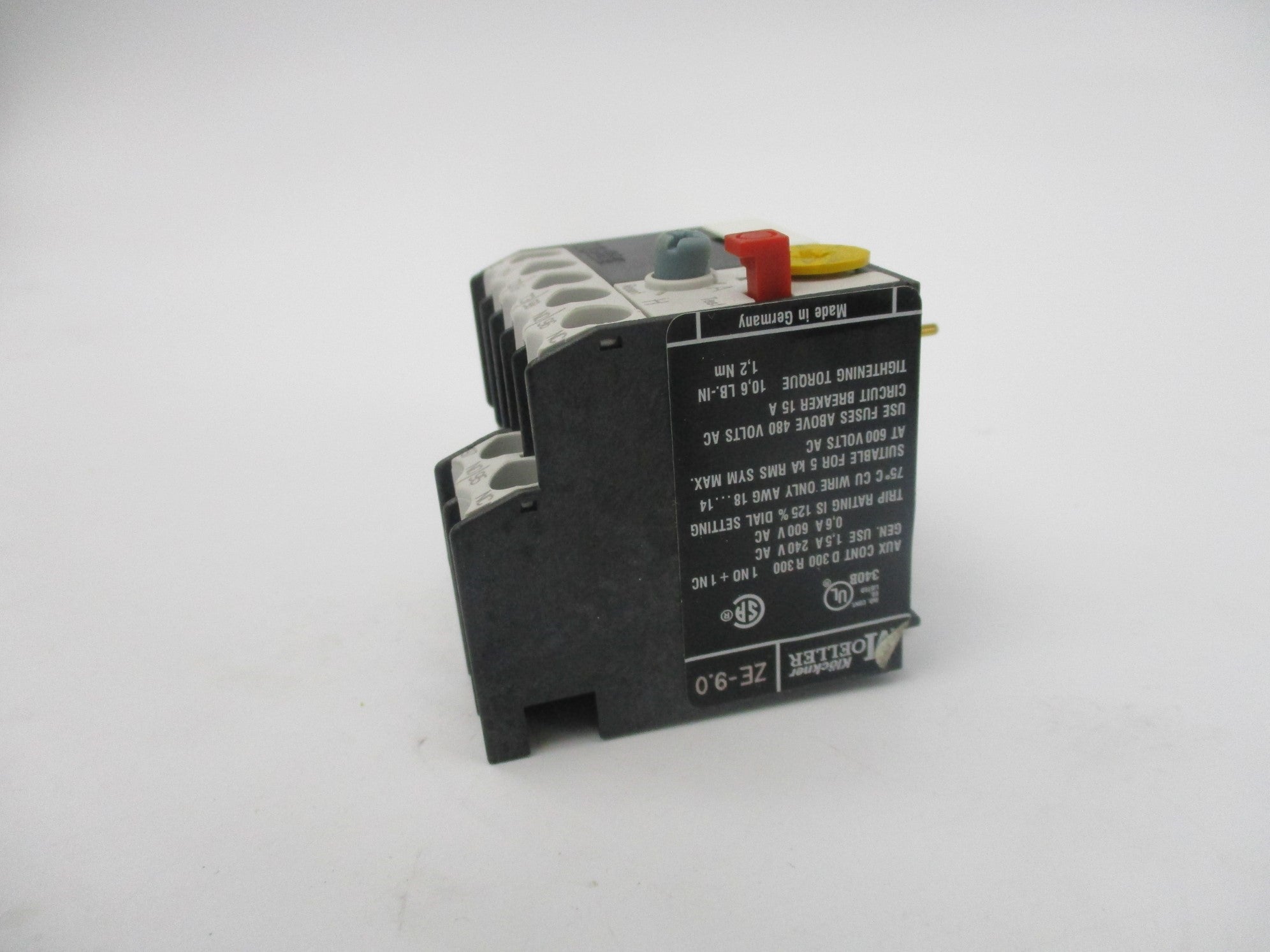 KLOCKNER MOELLER ZE-9.0 6000V 6.0-9.0A NSNP
