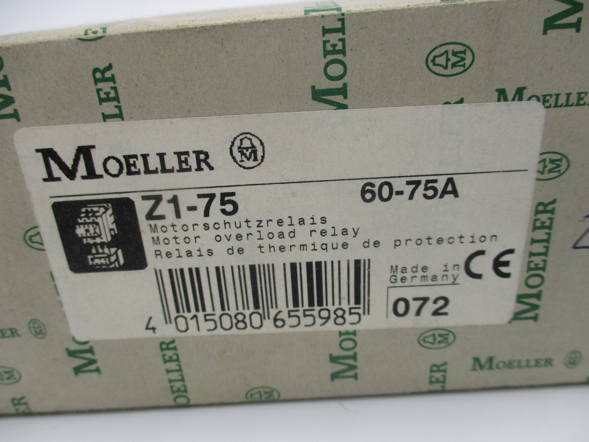 KLOCKNER MOELLER Z1-75 6000V 60-75A NSMP