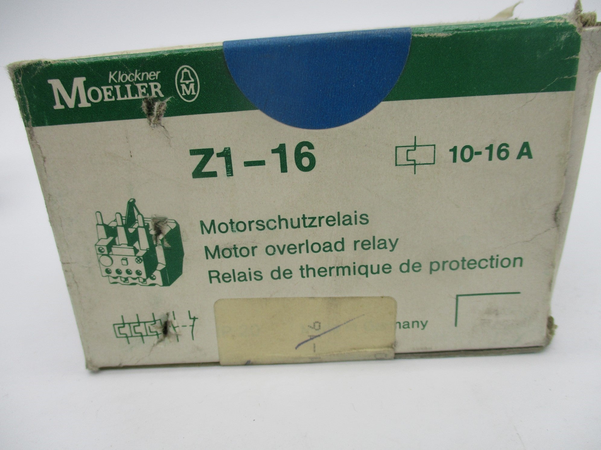 KLOCKNER MOELLER Z1-16 750V 10-16A NSMP