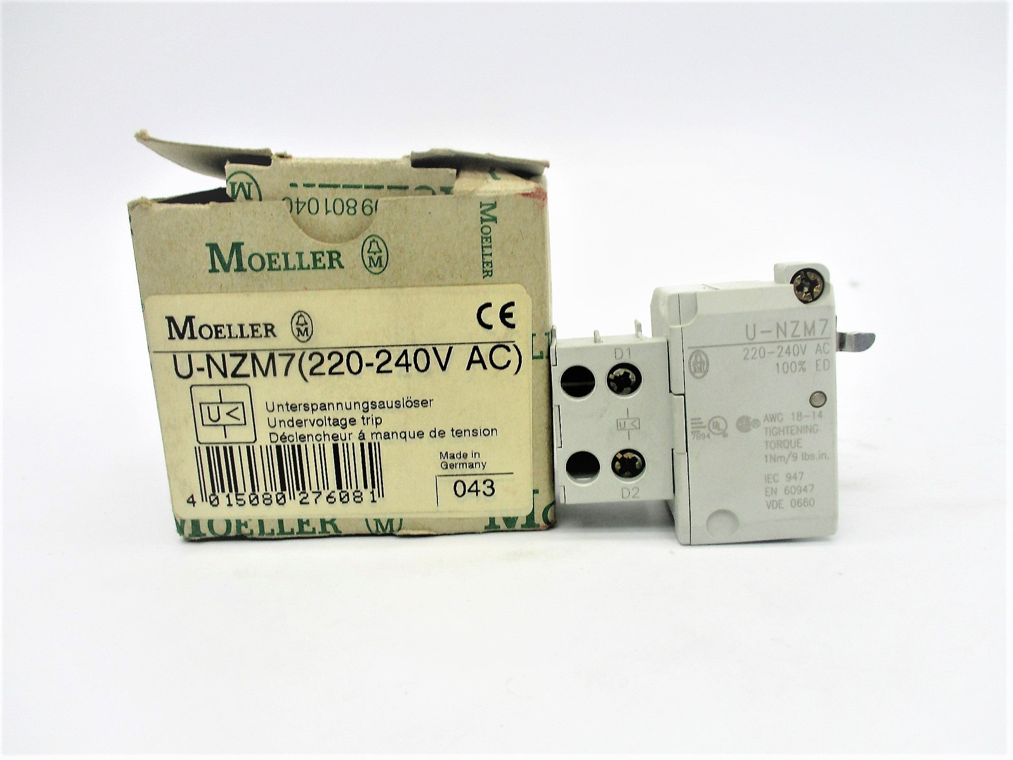 KLOCKNER MOELLER U-NZM7 NSMP