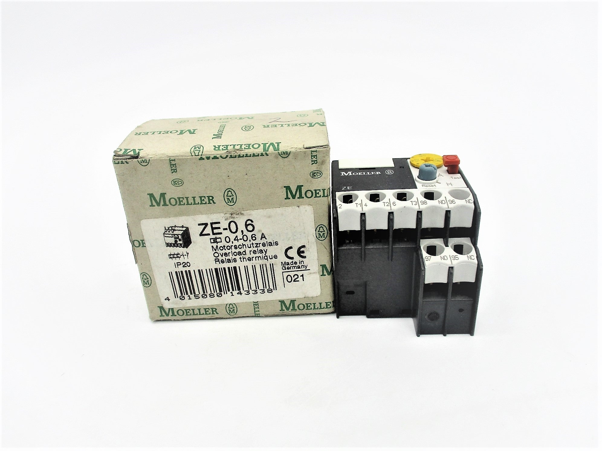 KLOCKNER MOELLER ZE-0.6 6000V 0.4-0.6A NSMP