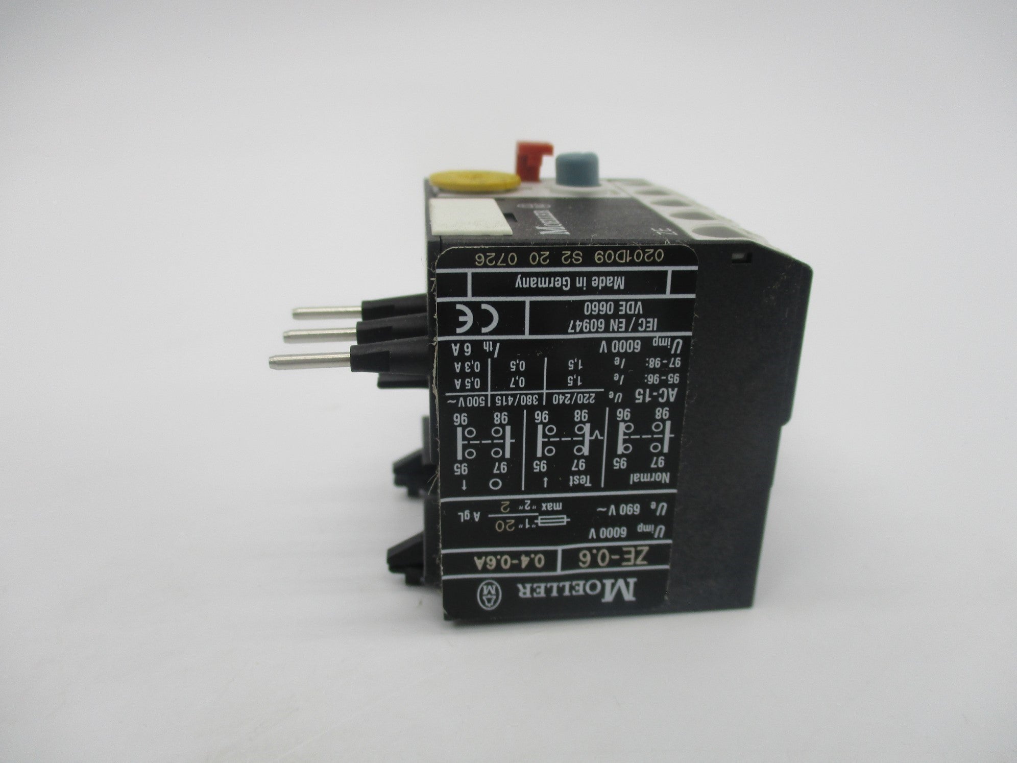 KLOCKNER MOELLER ZE-0.6 6000V 0.4-0.6A NSMP