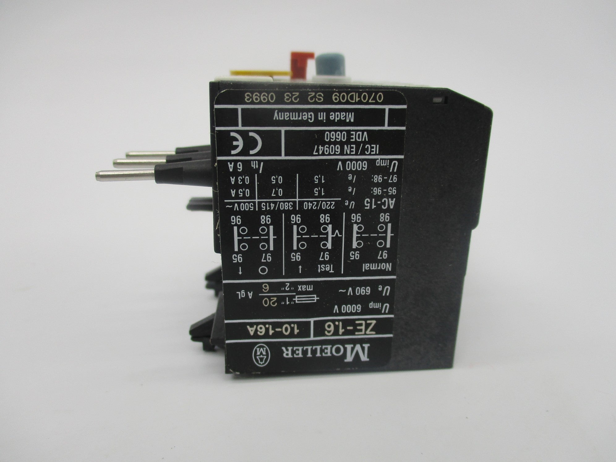 KLOCKNER MOELLER ZE-1.6 690V 1.0-1.6A NSMP