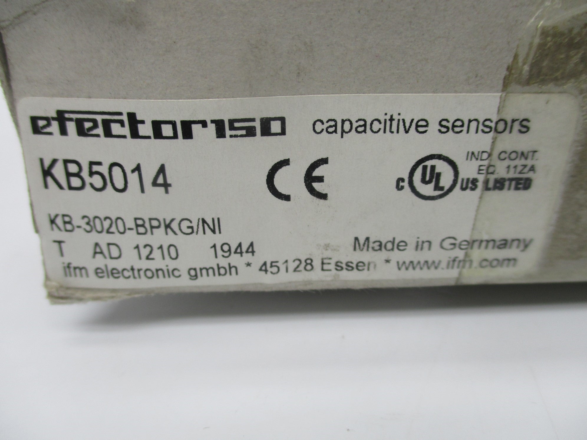 IFM EFECTOR KB5014 KB-3020-BPKG/NI NSMP