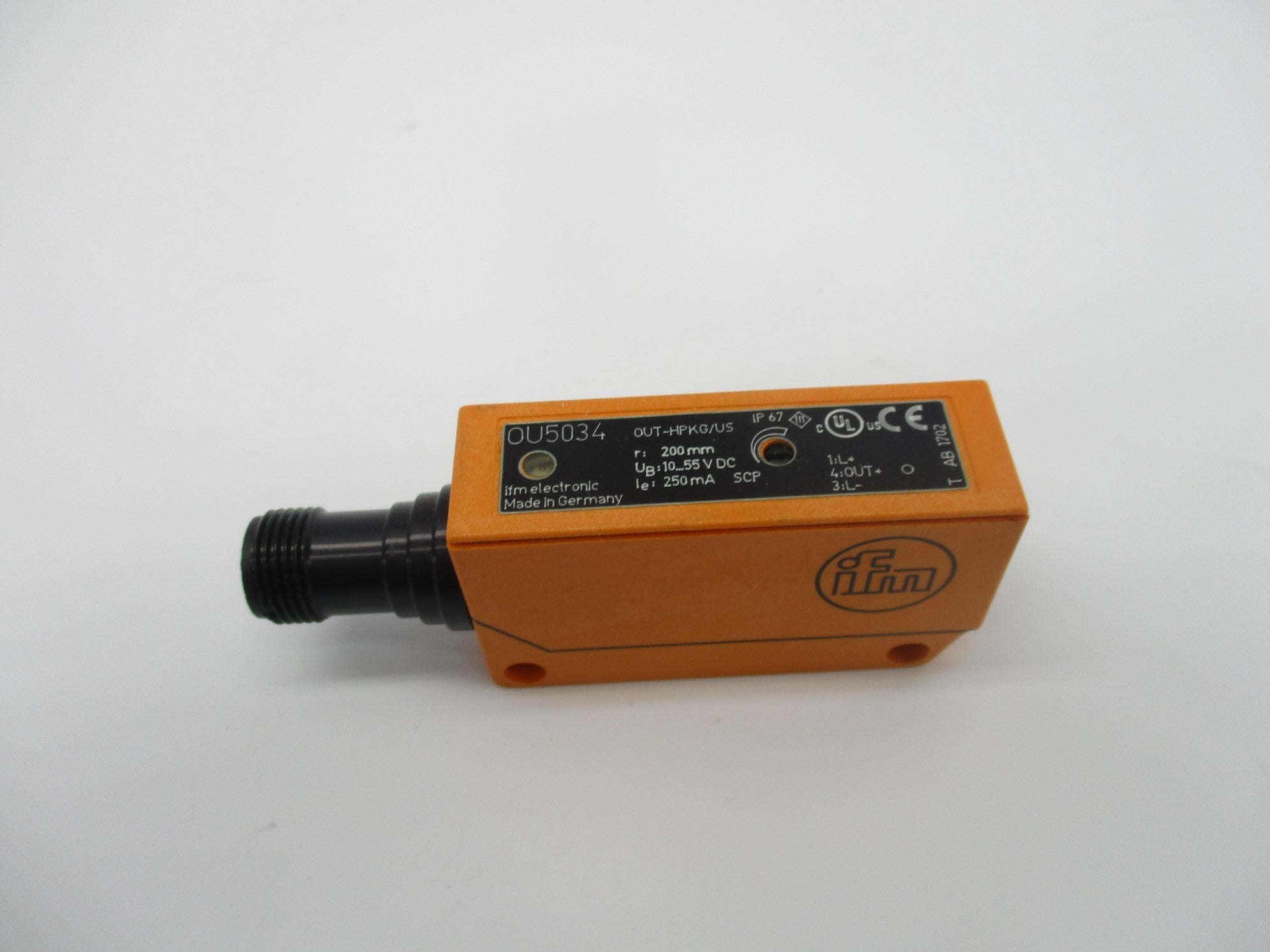 IFM EFECTOR OU5034 OUT-HPKG/US-100-DPS OU5034 10-55VDC NSMP