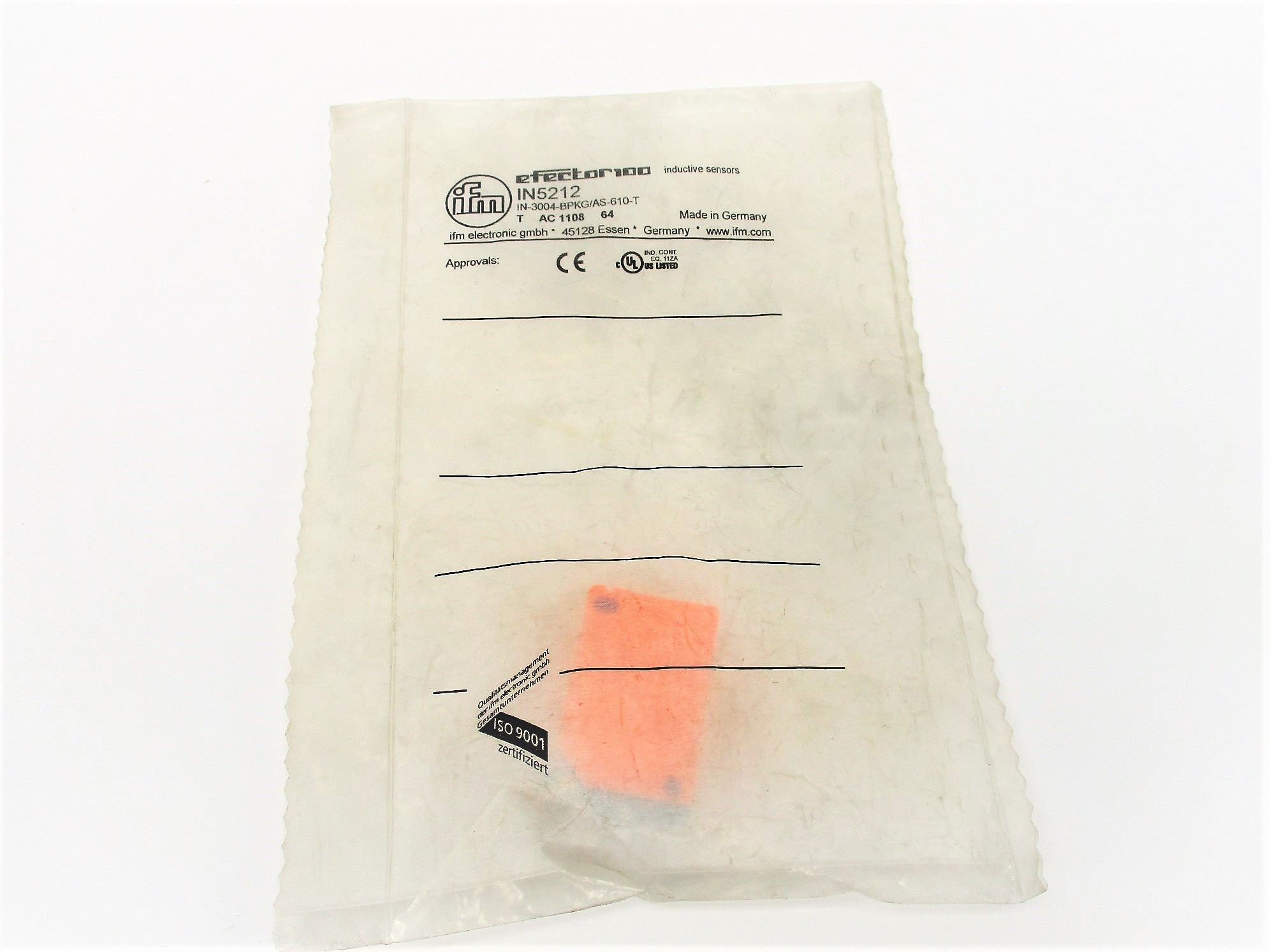 IFM EFECTOR IN5212 IN-3004-BPKG/AS-610-T NSMP