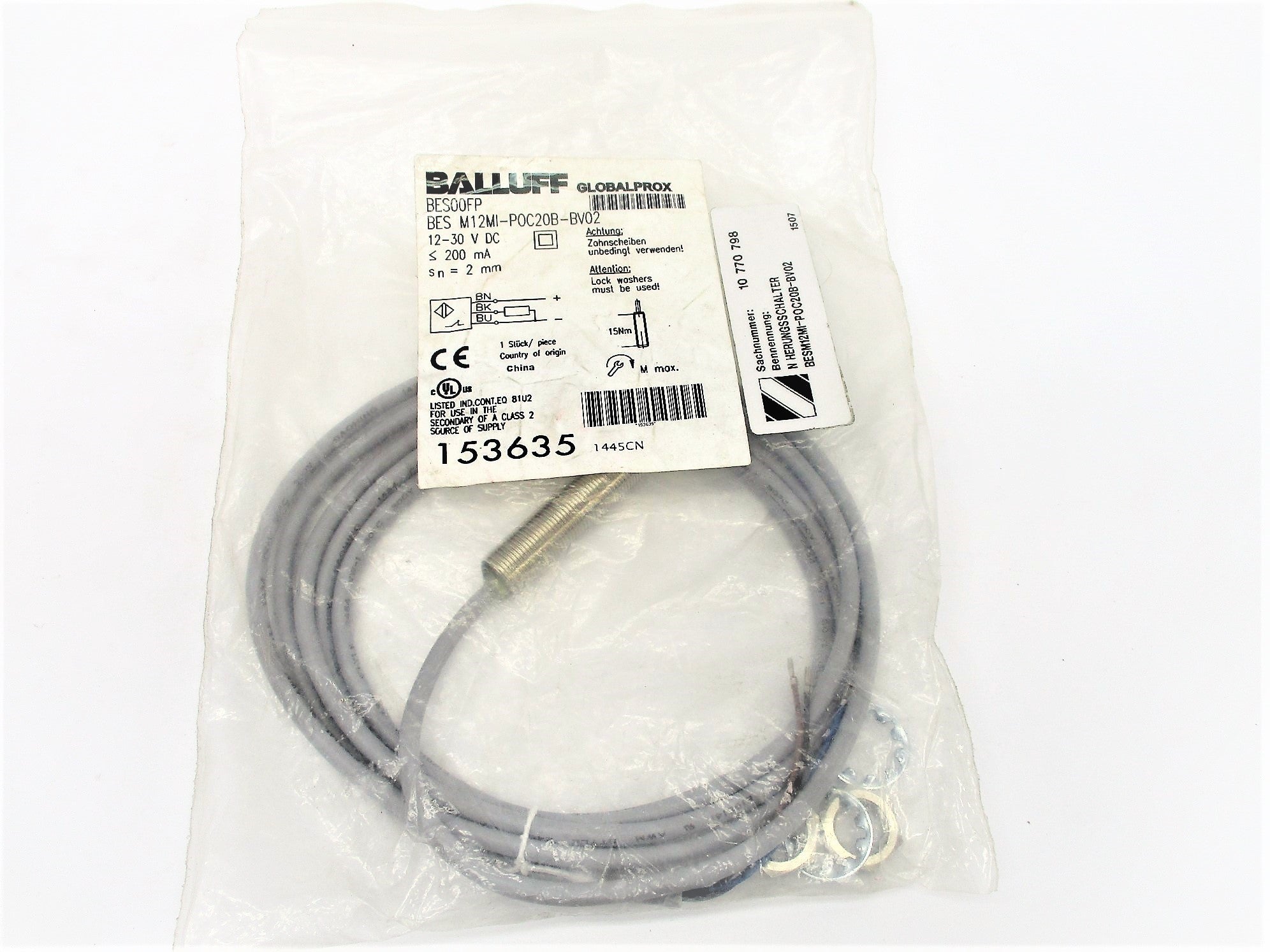 BALLUFF BESM12MI-POC20B-BV02 NSMP