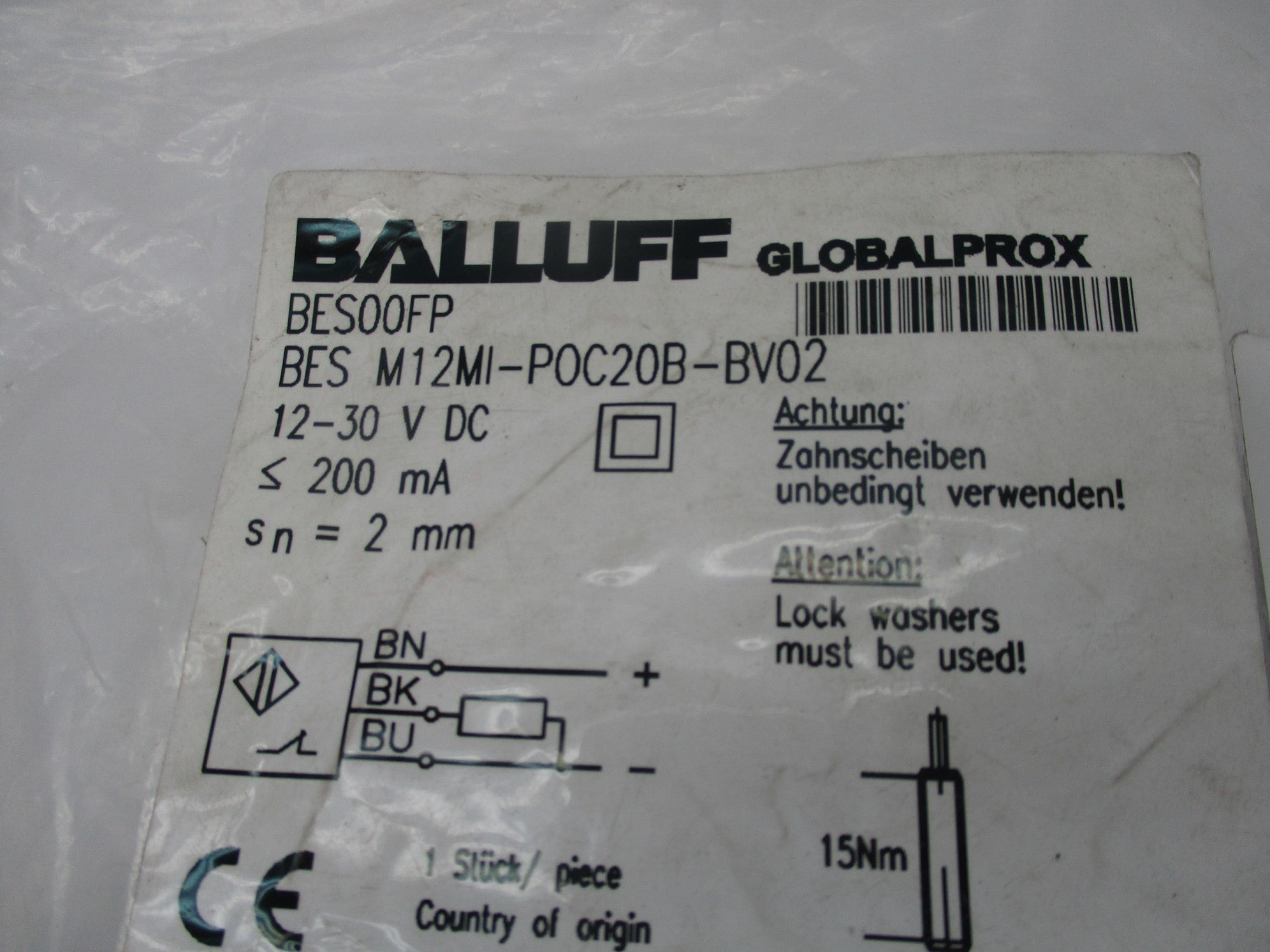 BALLUFF BESM12MI-POC20B-BV02 NSMP