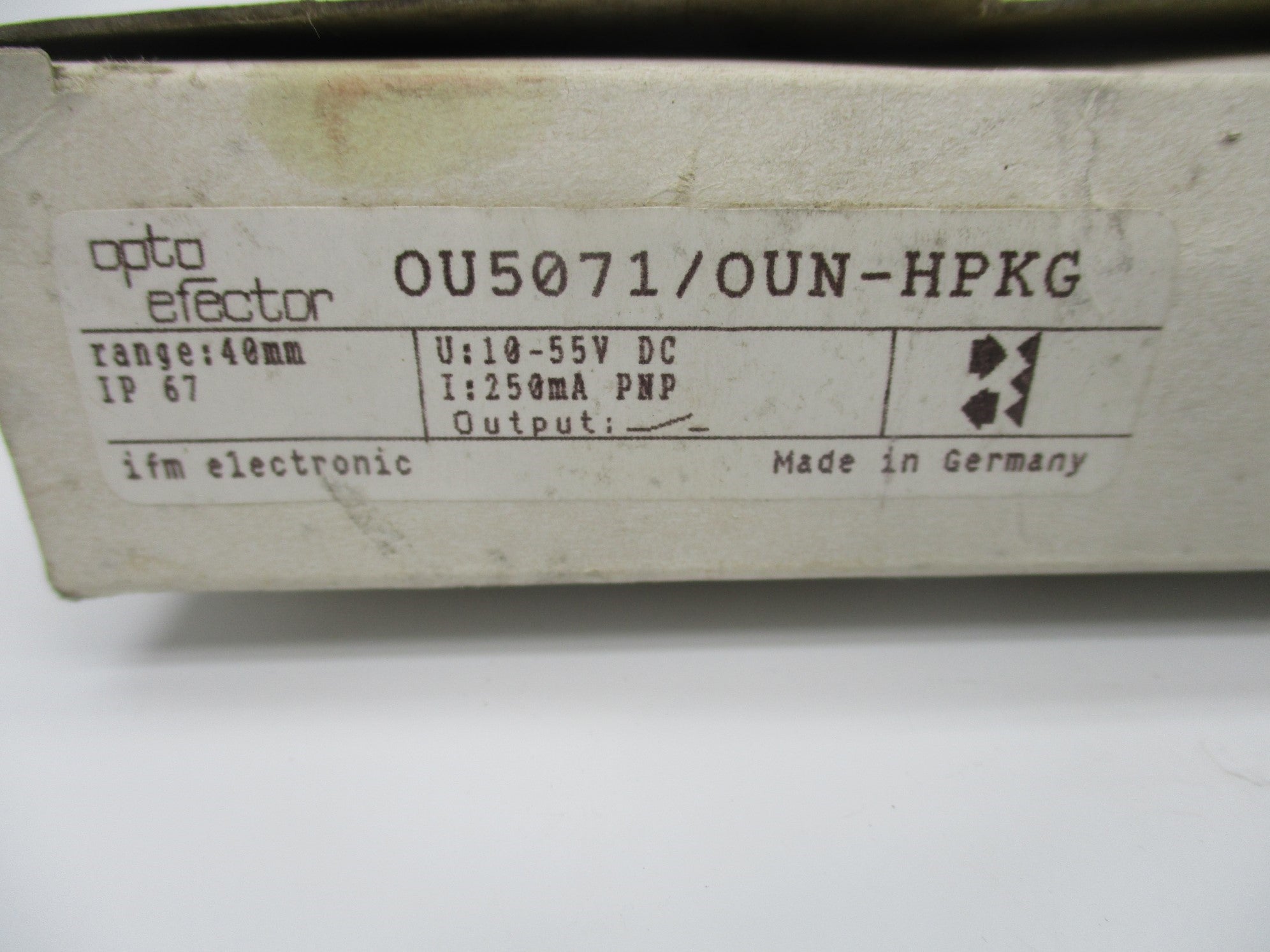 IFM EFECTOR OU5071/OUN-HPKG NSMP