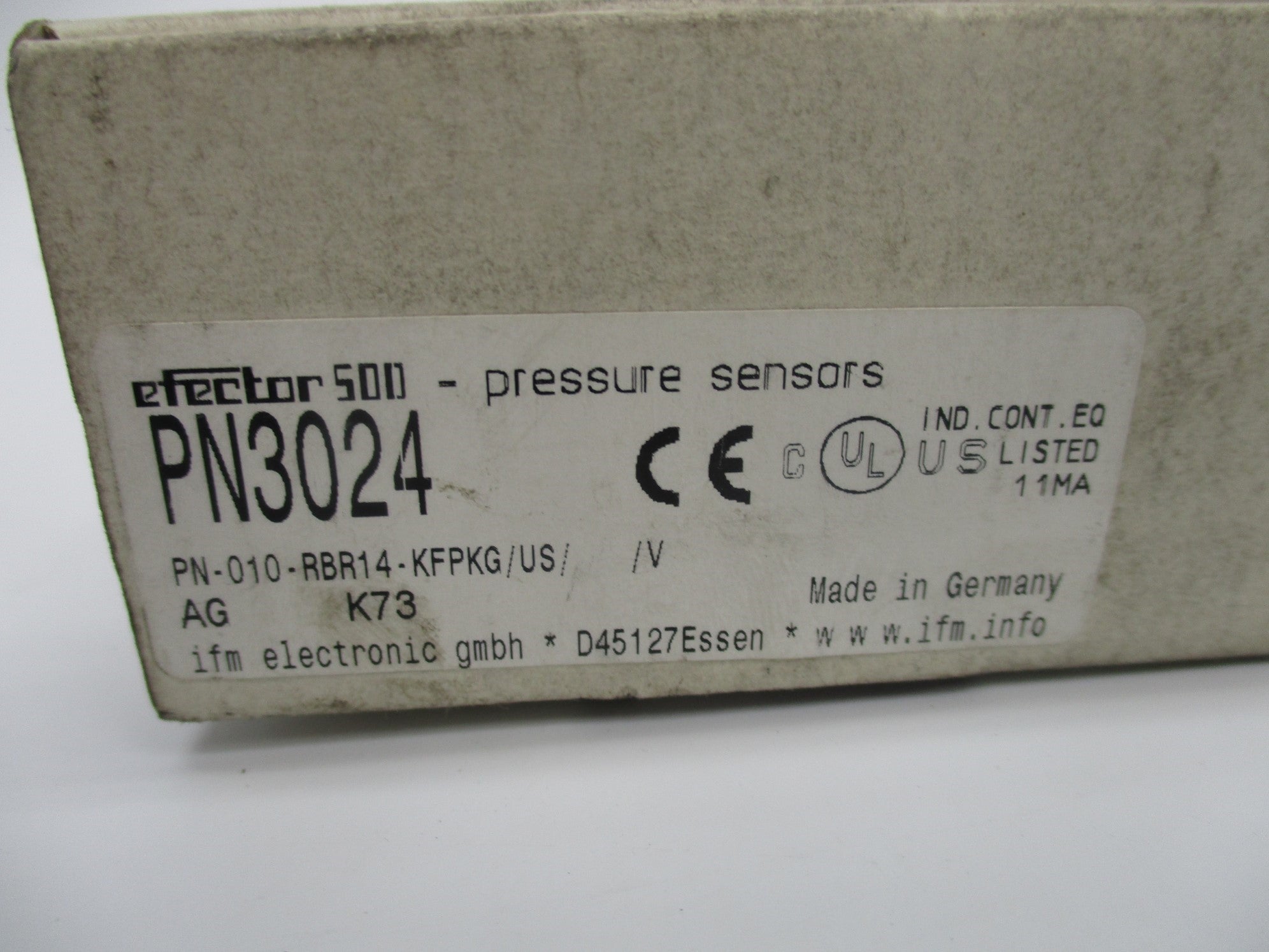 IFM EFECTOR PN3024 PN-010-RBR14-KFPKG/US/V NSMP