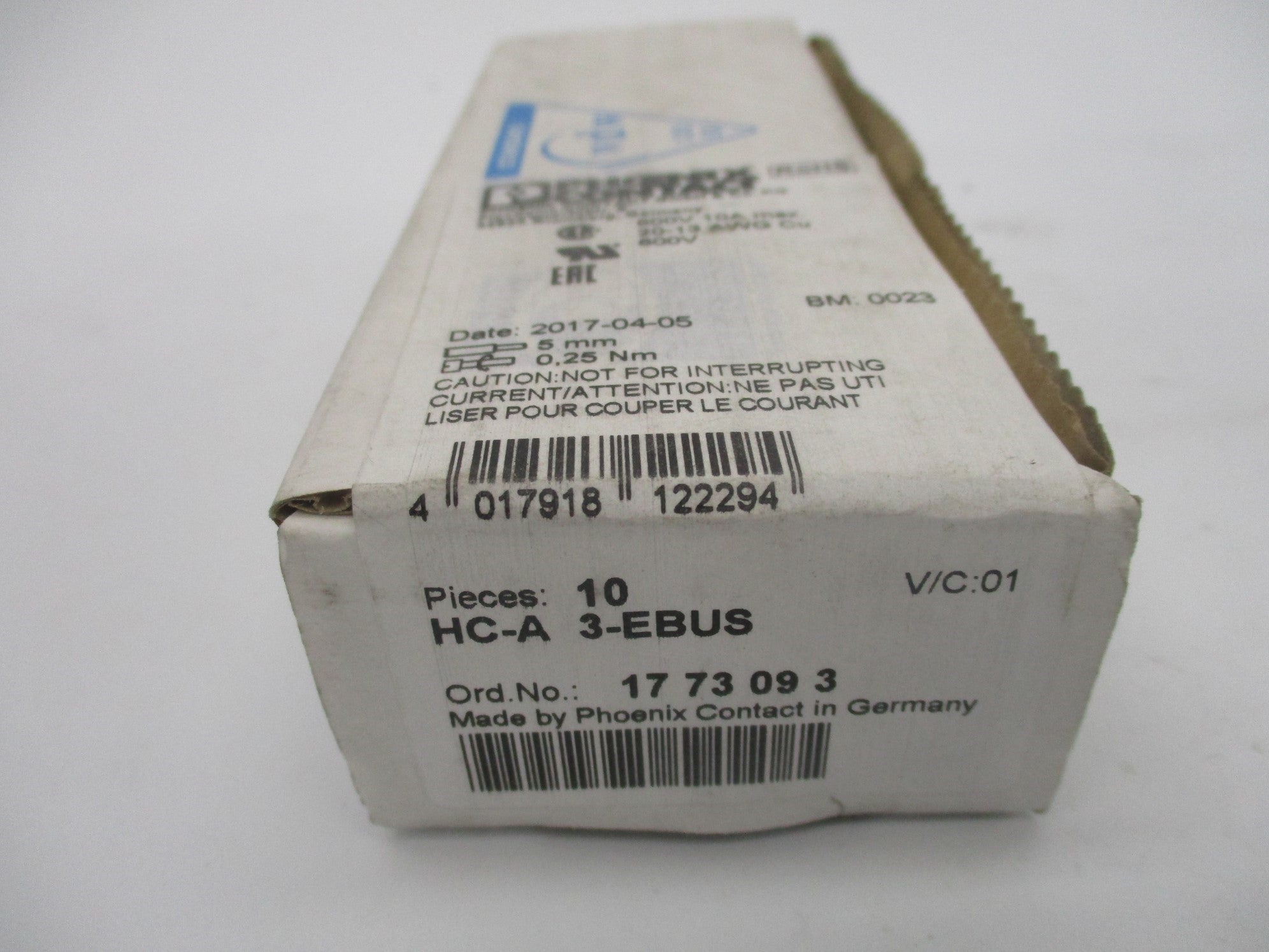 PHOENIX CONTACT HC-A3-EBUS (PKG OF 10) NSFS