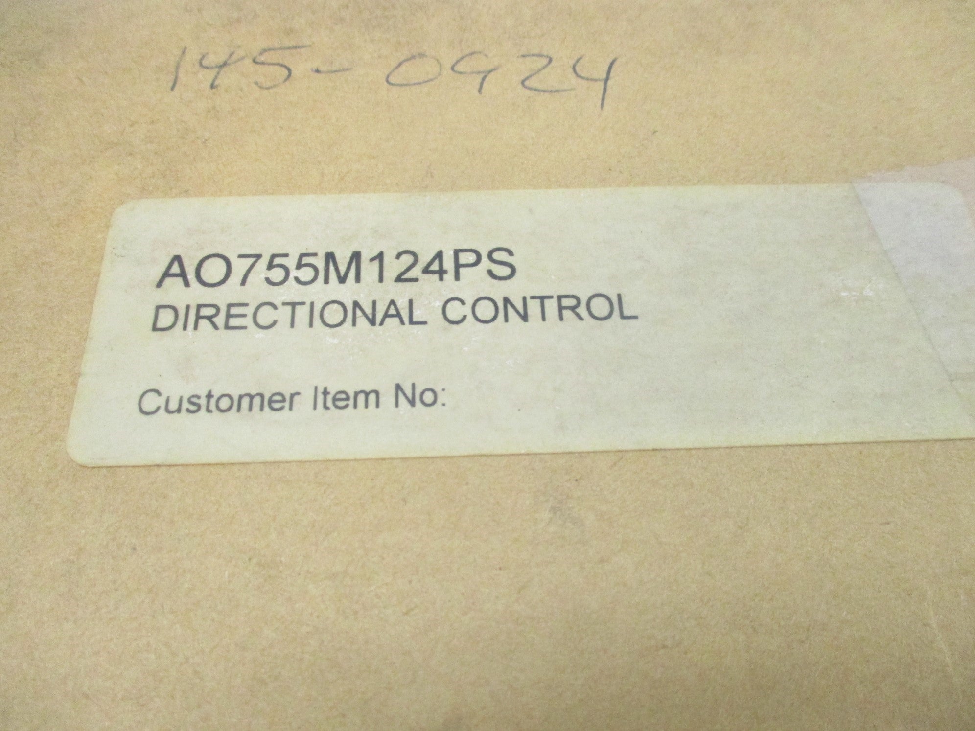 BRAND HYDRAULICS AO755M124PS NSMP