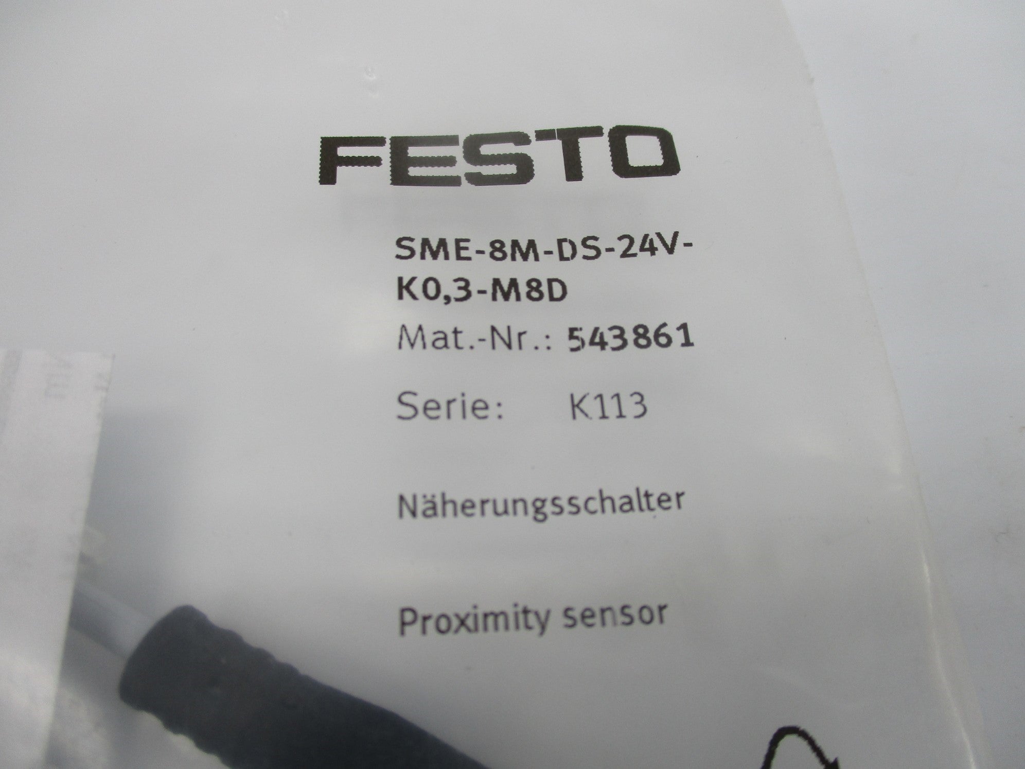 FESTO SME-8M-DS-24V-K0,3-M8D NSMP