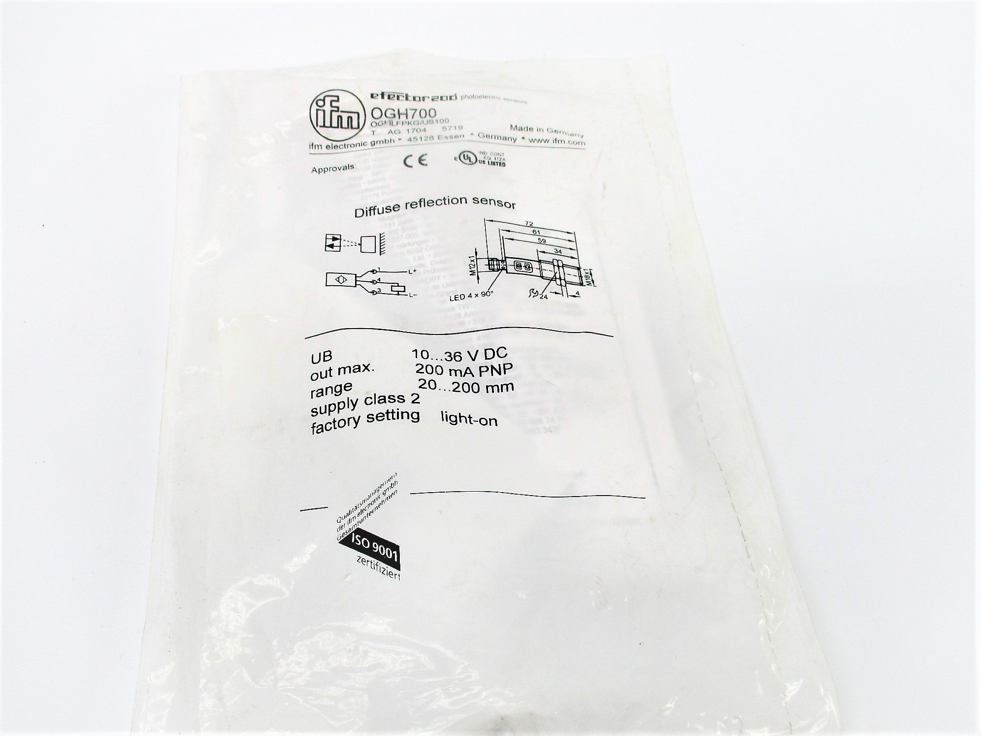 IFM EFECTOR OGH700 NSMP