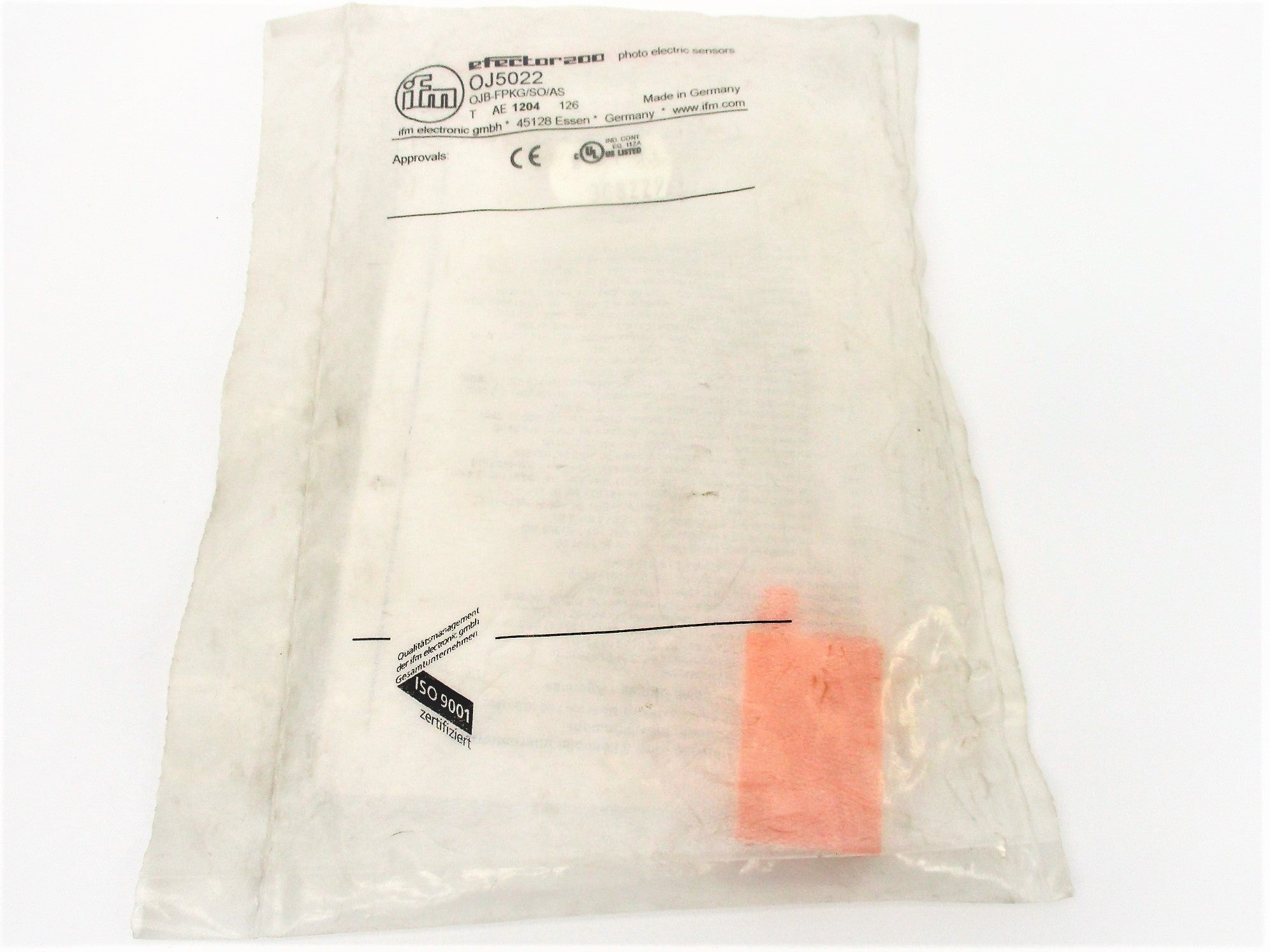 IFM EFECTOR OJB-FPKG/SO/AS OJ5022 NSMP