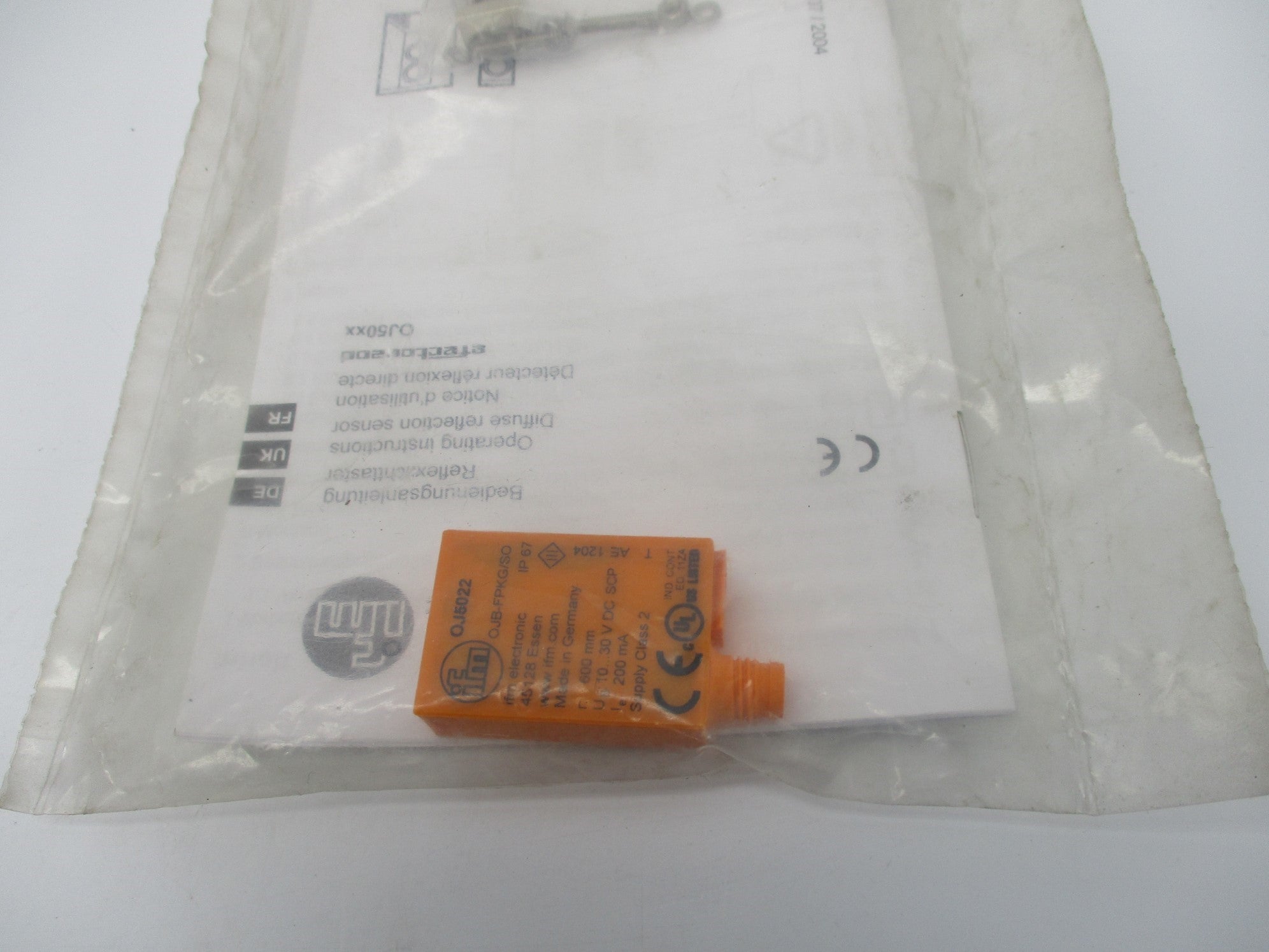 IFM EFECTOR OJB-FPKG/SO/AS OJ5022 NSMP