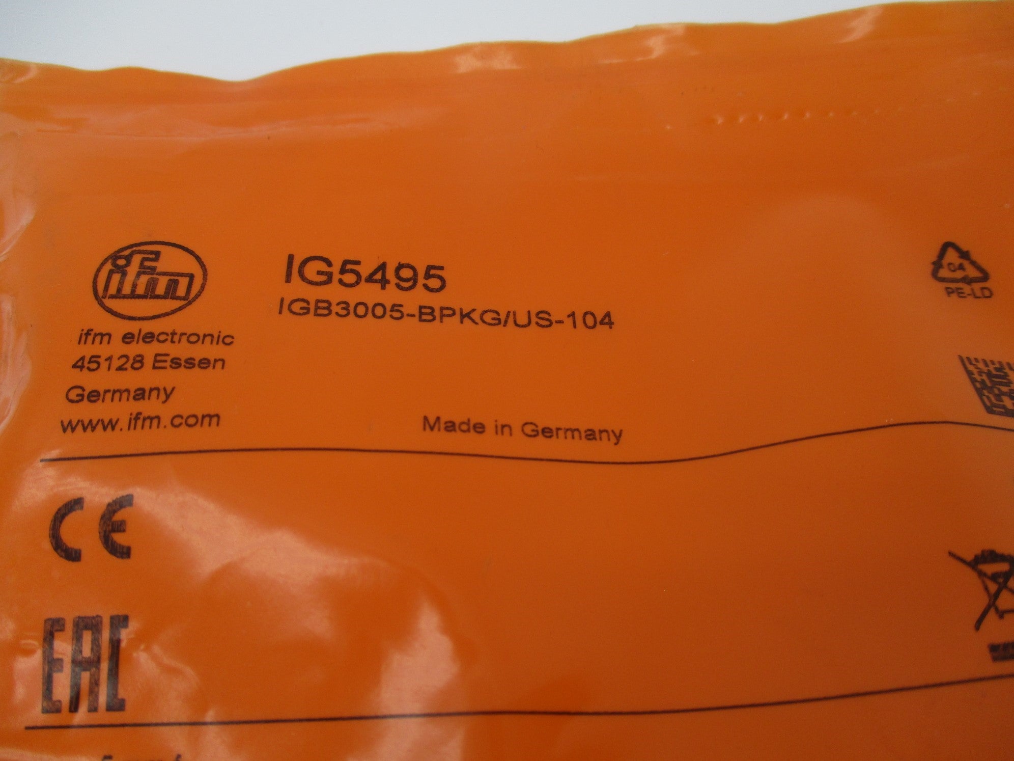 IFM EFECTOR IG5495 NSMP