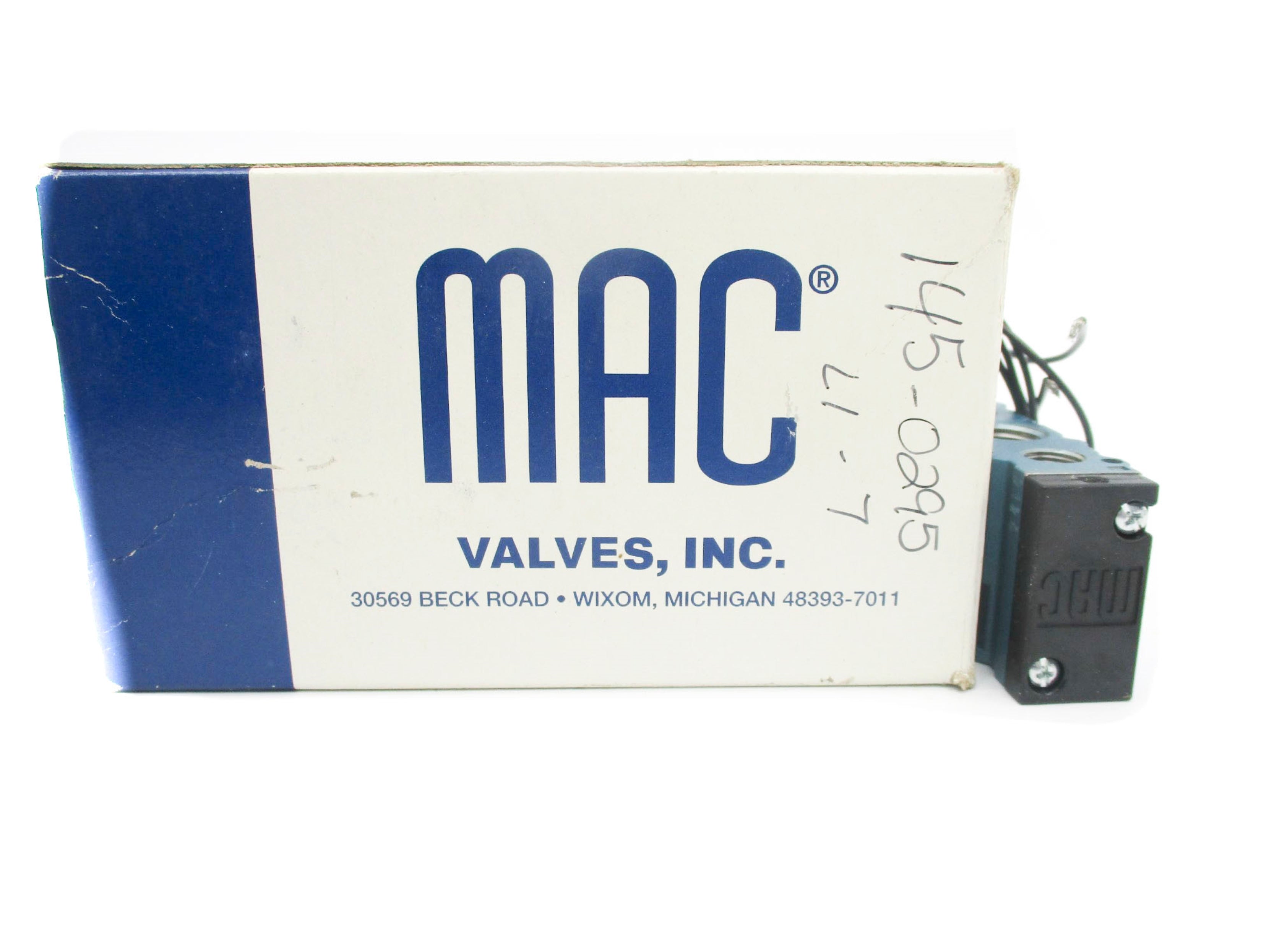 MAC 411A-B0A-GM-GEMA-1KB 24VDC 20-120PSI NSMP