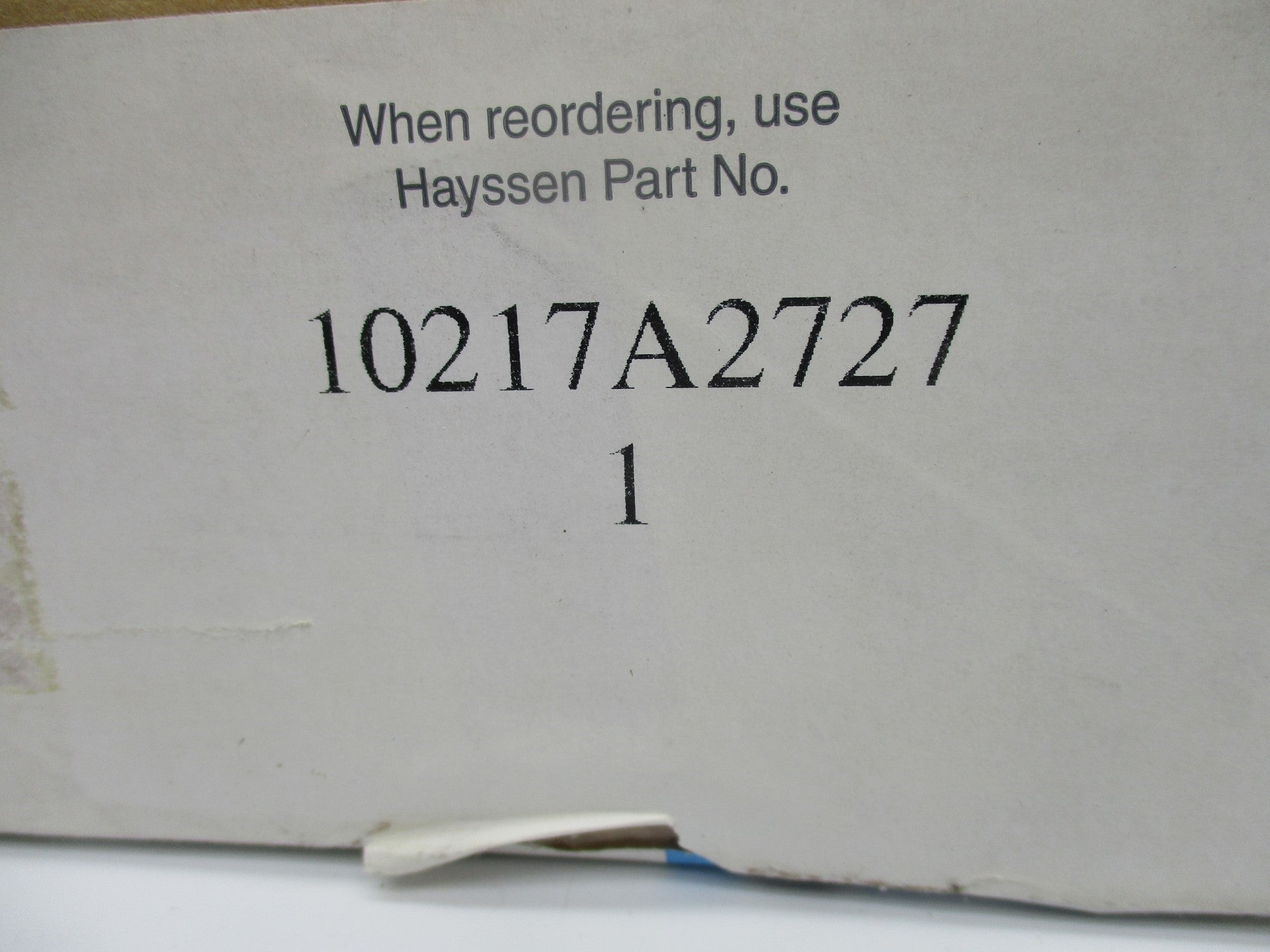 HAYSSEN 10217A2727 200PSIG NSMP