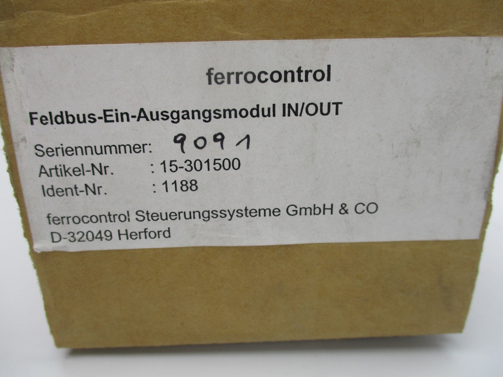 FERROCONTROL FB-INOUT-1 15-301500 NSMP
