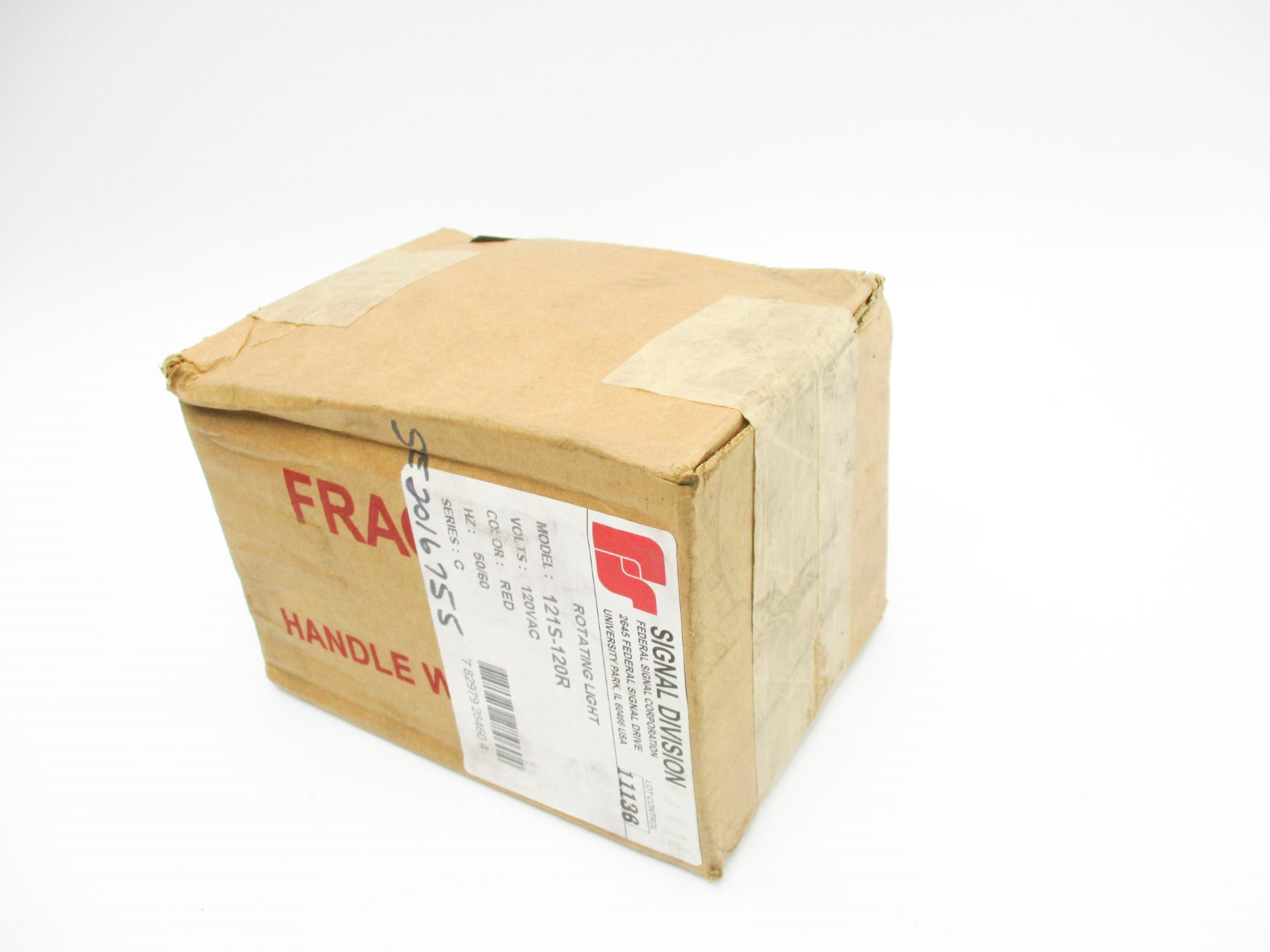 FEDERAL SIGNAL 121S-120R SER. C 120VAC NSFS