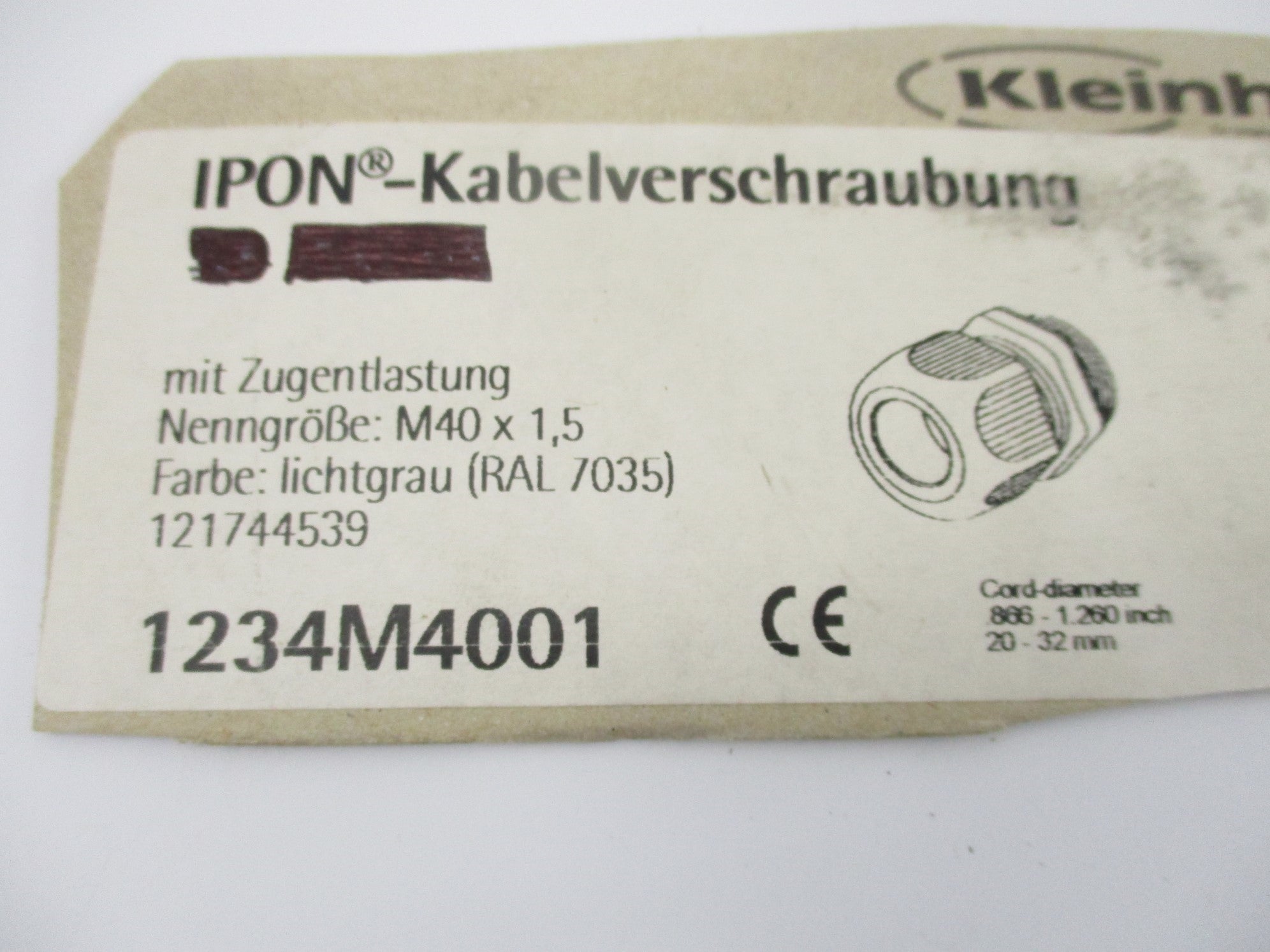 KLEINHUIS IPON 1234M4001 NSNP