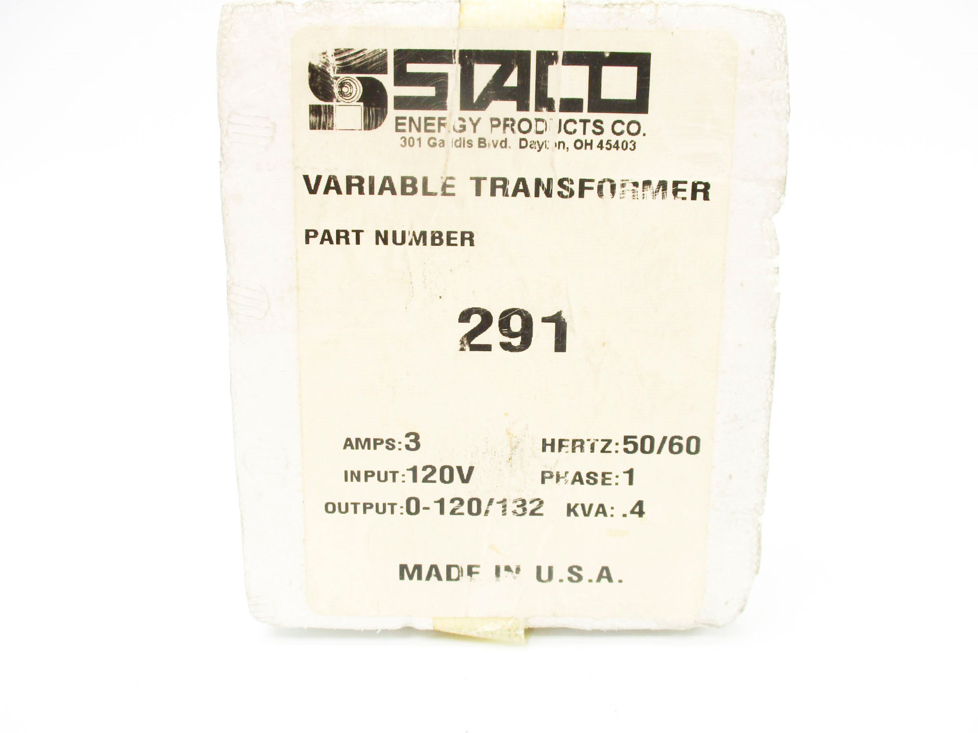 STACO 291 NSMP