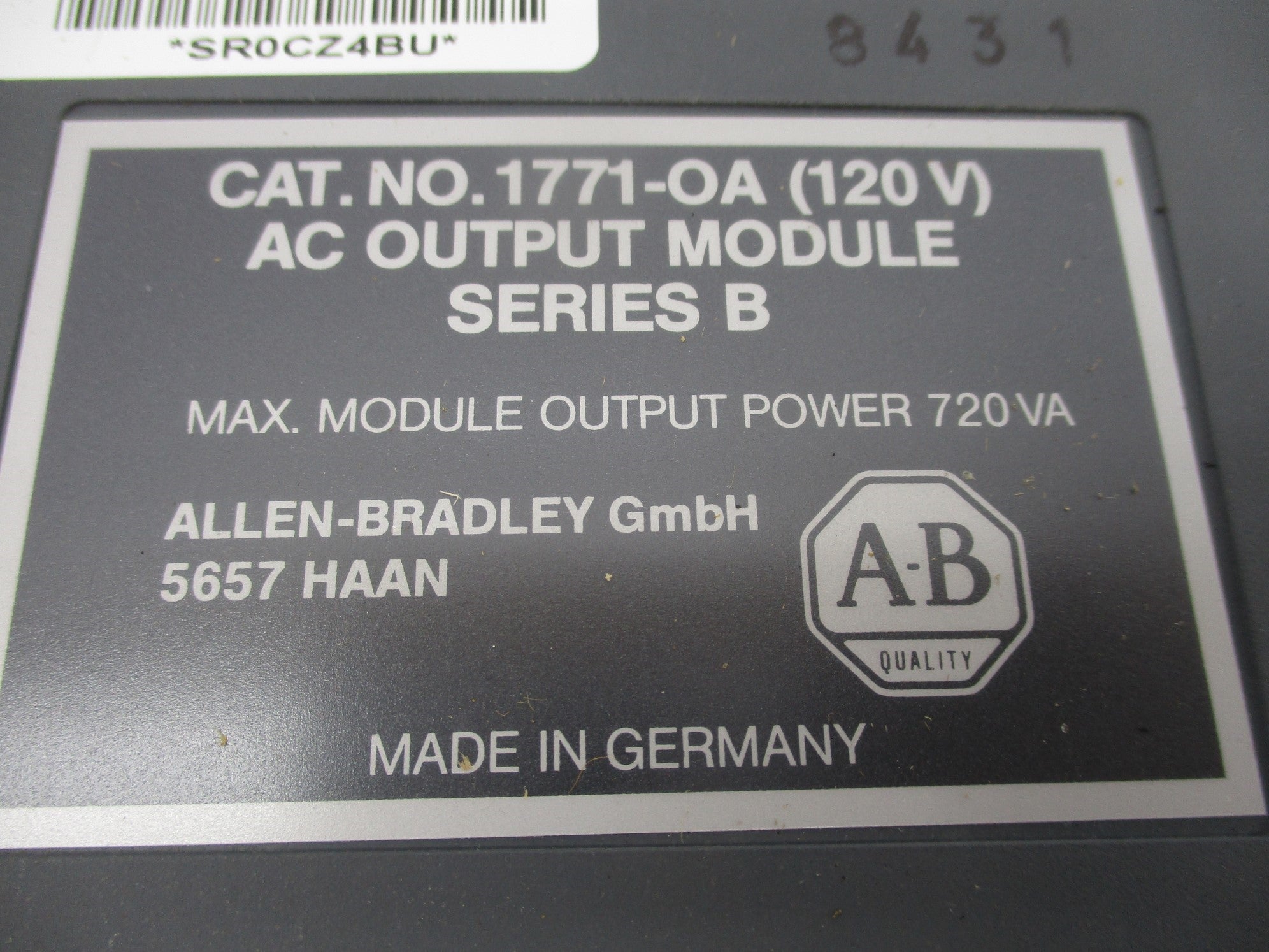 ALLEN BRADLEY 1771-OA SER. B (AS PICTURED) UNMP