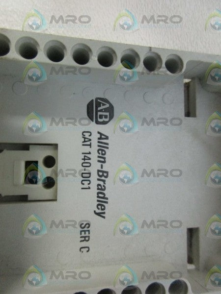 ALLEN BRADLEY 140-DC1 SER.C MOTOR STARTER PLATE ADAPTER *USED*