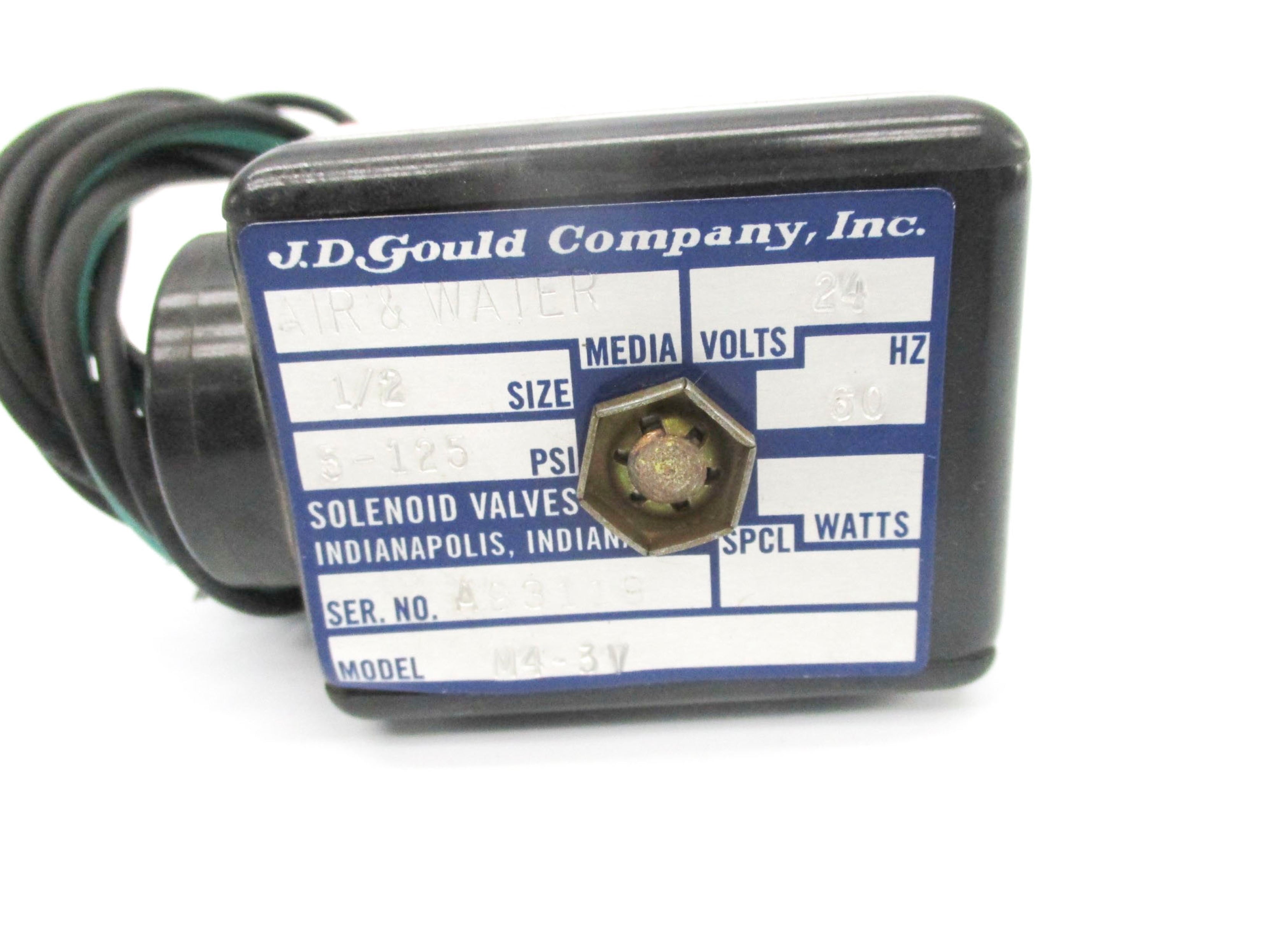J.D GOULD M4-3V 24V 5-125PSI NSNP