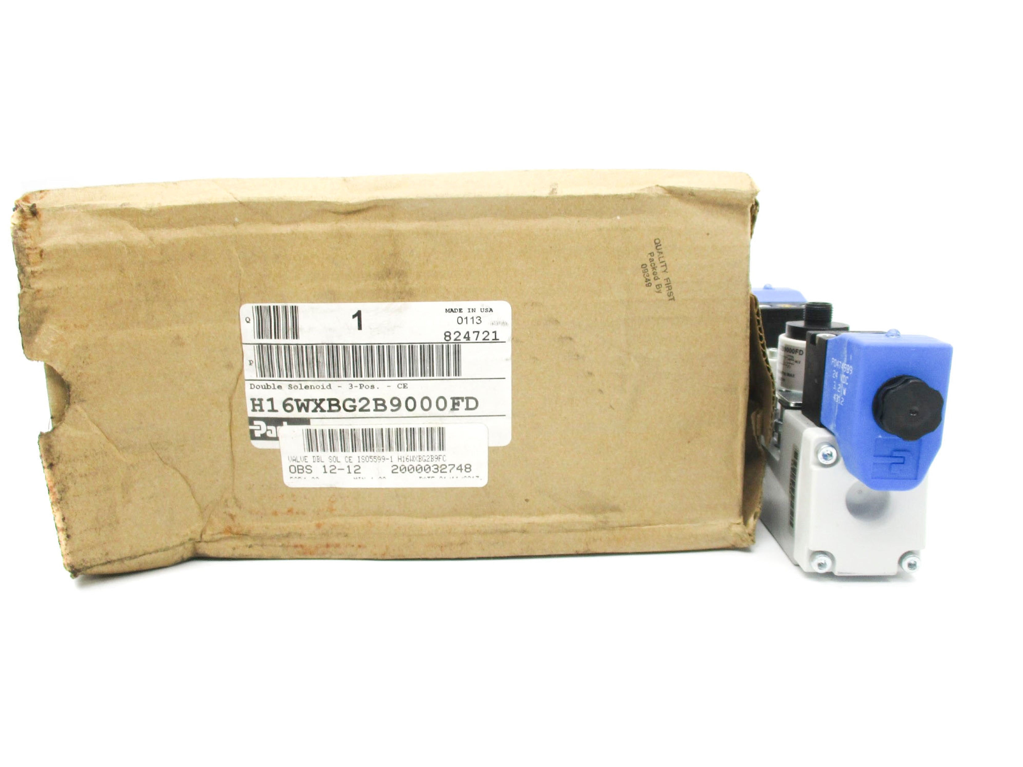 PARKER H16WXBG2B9000FD 24VDC 145PSIG NSMP
