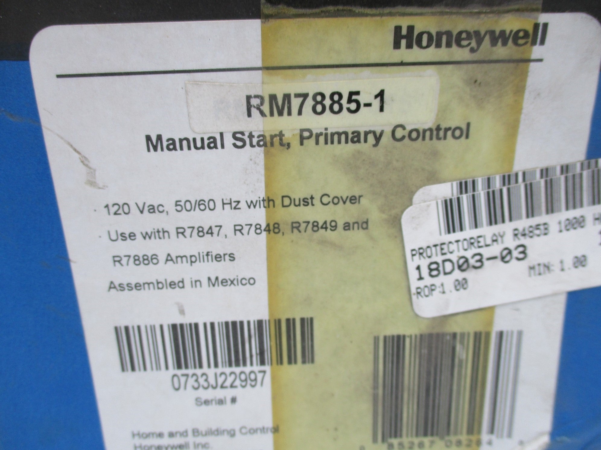 HONEYWELL RM7885-1 NSMP