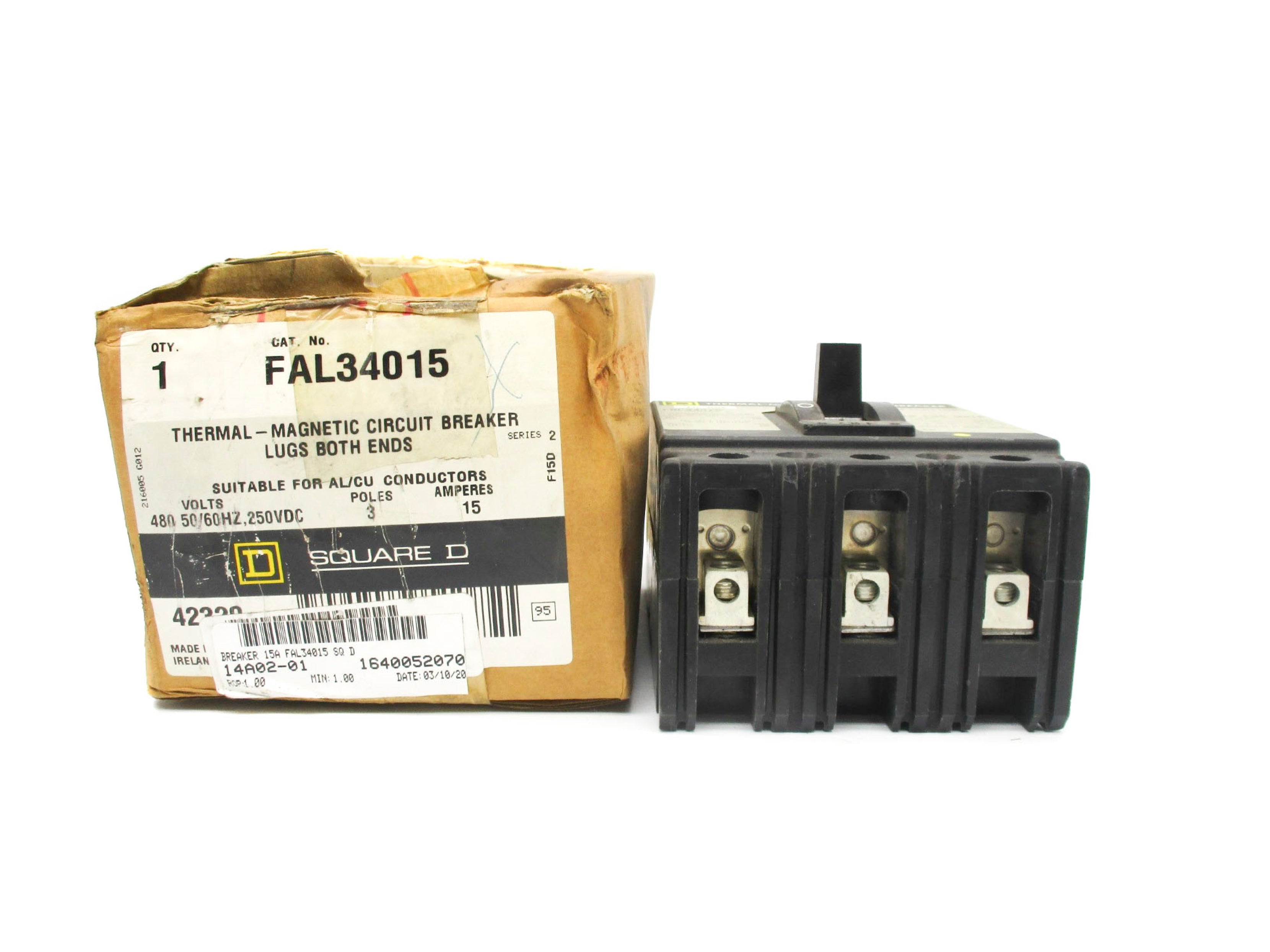 SQUARE D FAL34015 15A (GREY) NSMP