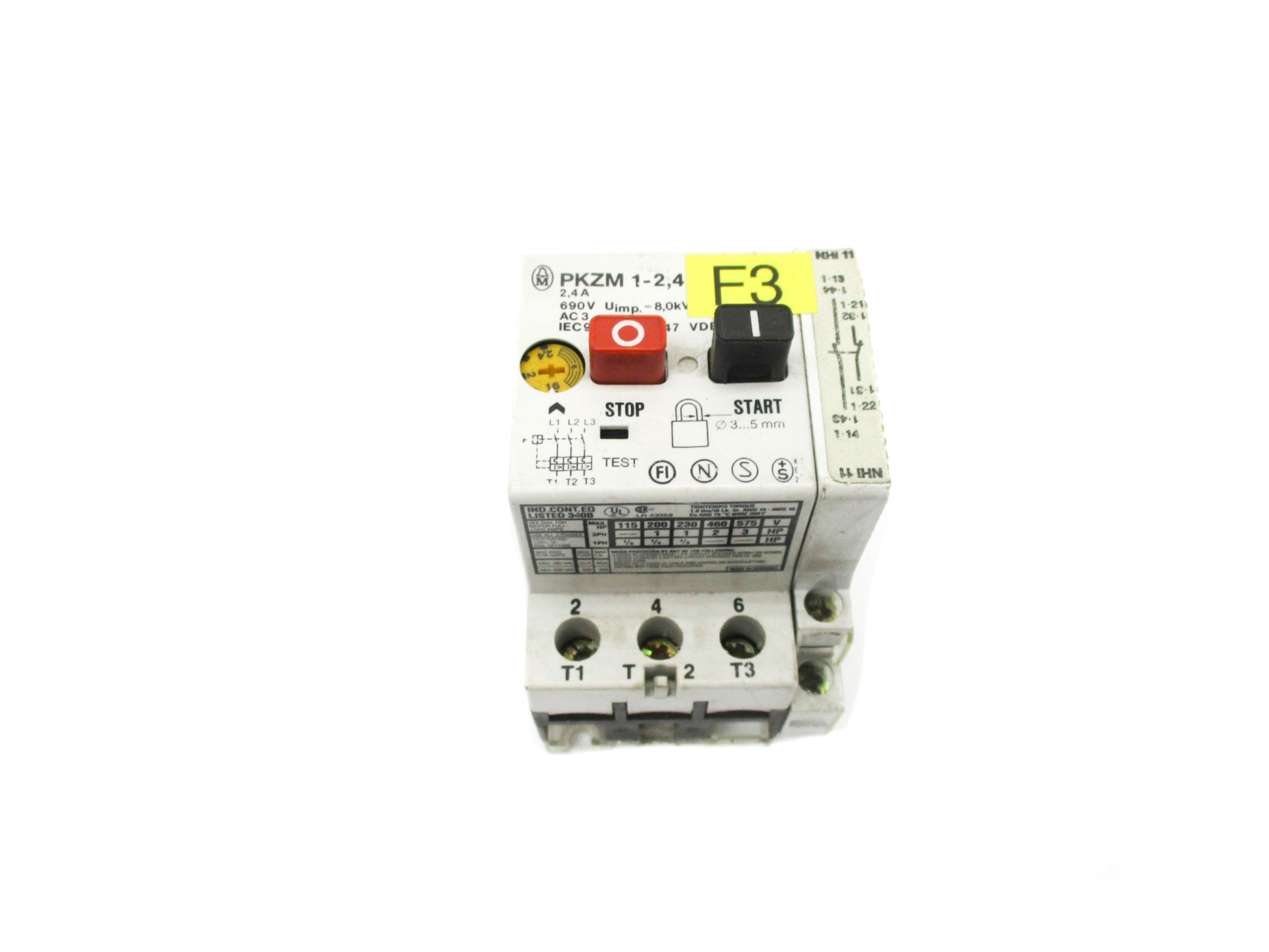 KLOCKNER MOELLER PKZM1-2.4 SER.03 NSNP