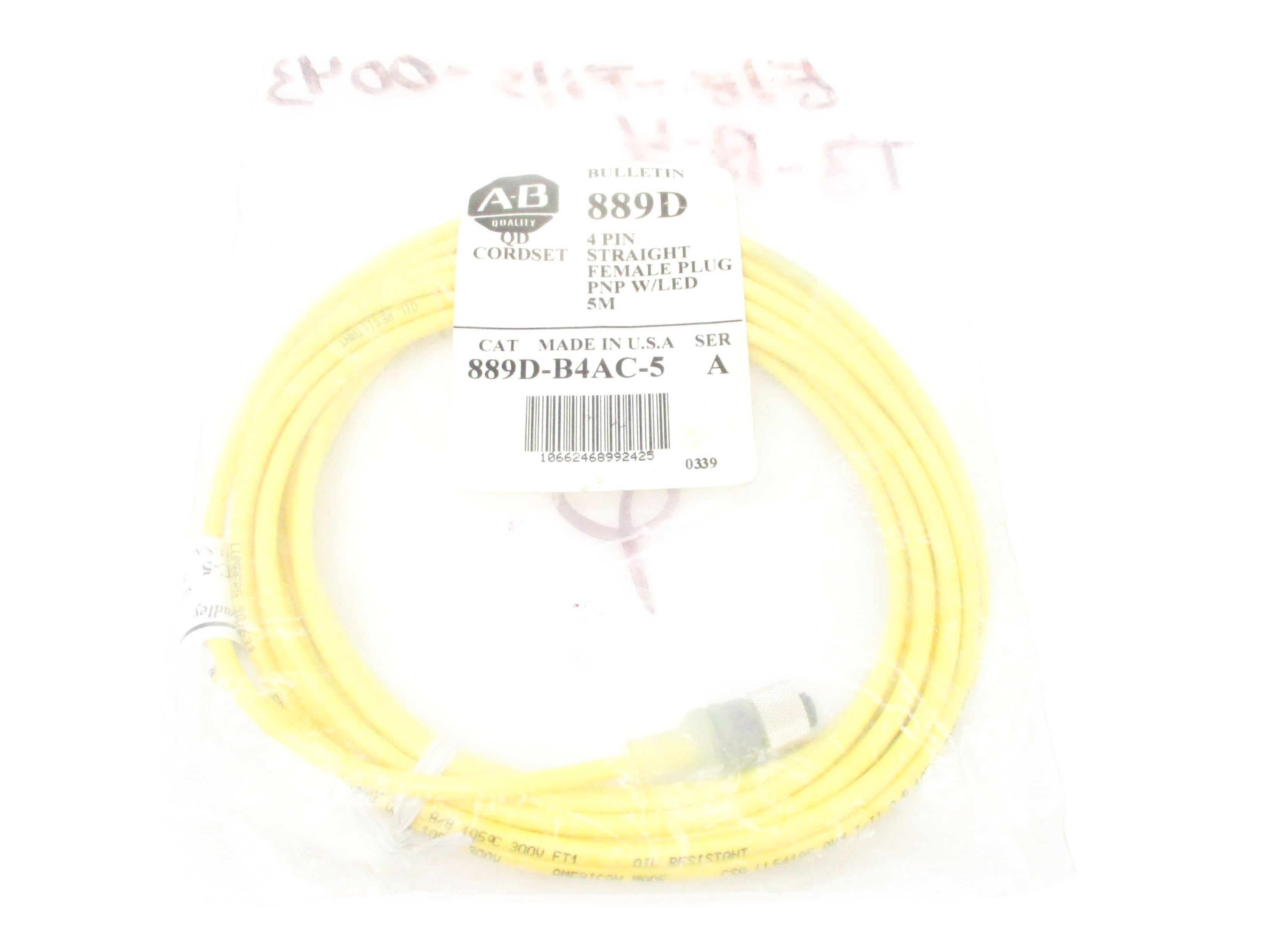 ALLEN BRADLEY 889D-B4AC-5 SER. A NSNP
