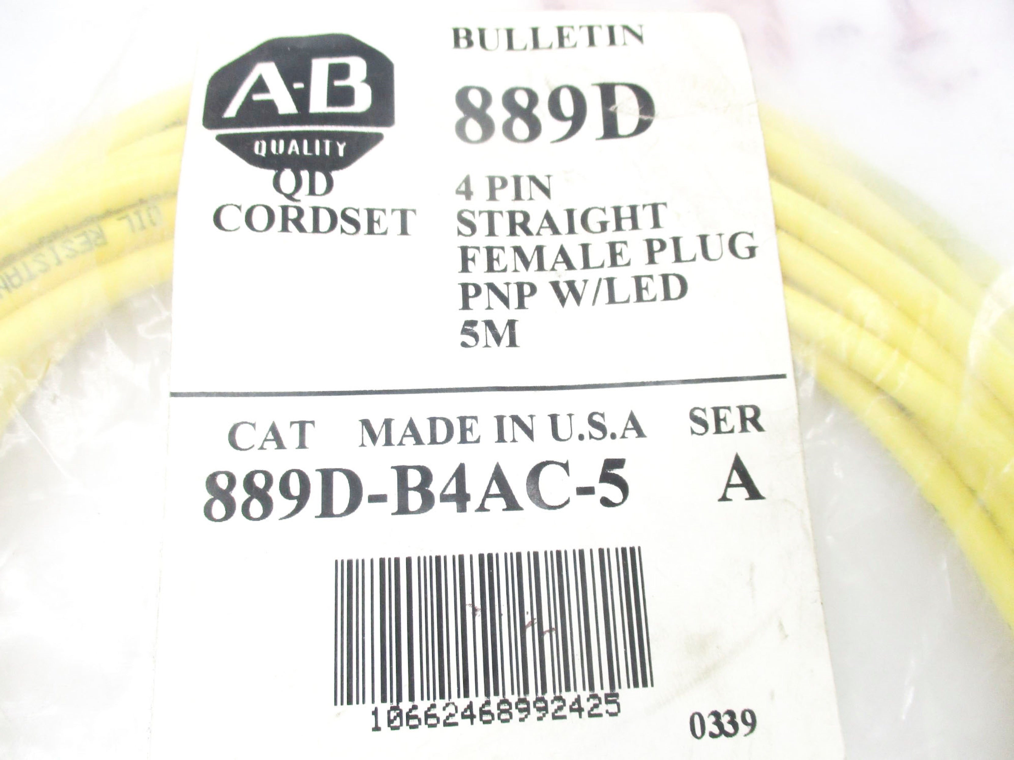 ALLEN BRADLEY 889D-B4AC-5 SER. A NSNP
