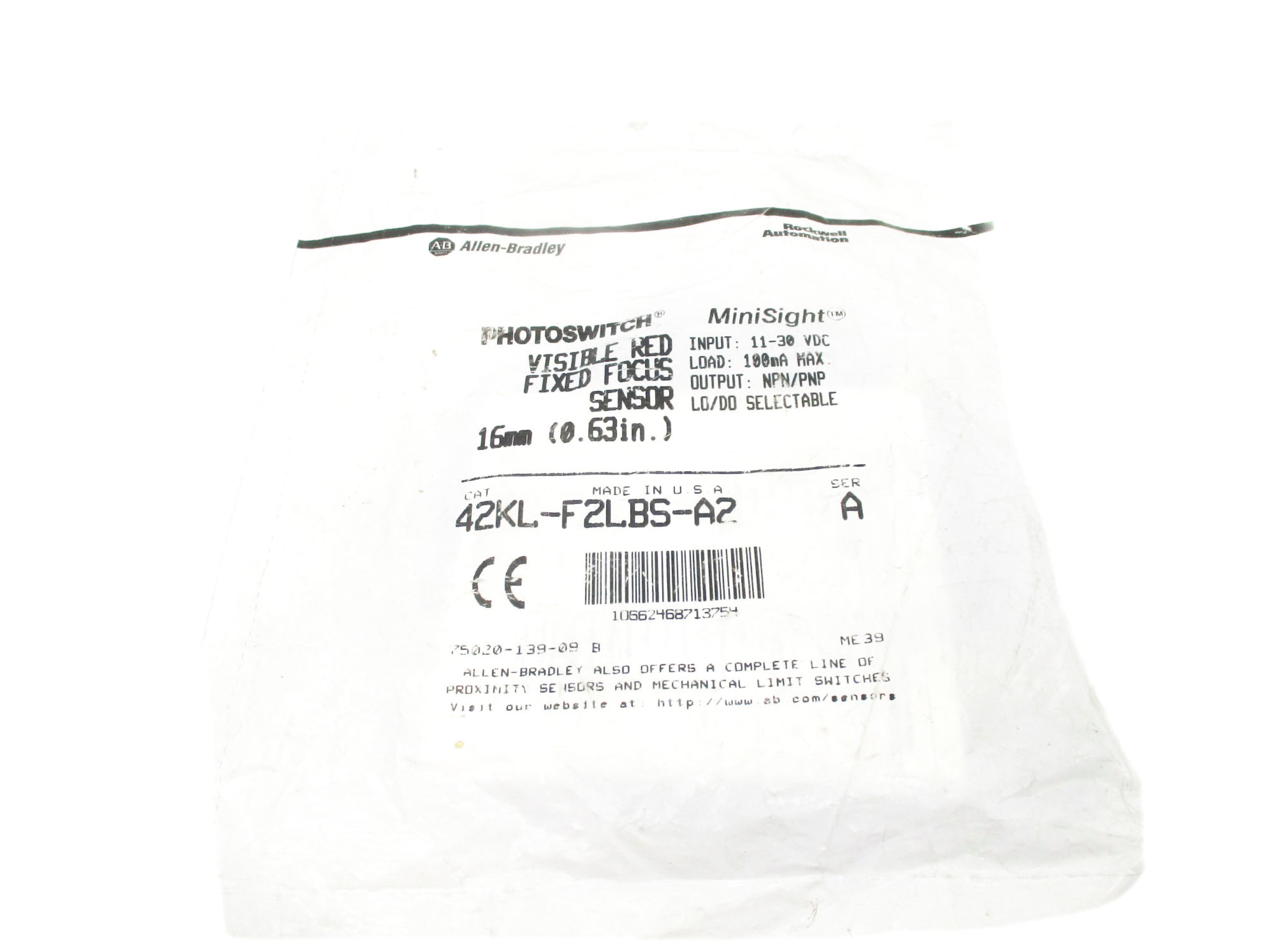 ALLEN BRADLEY 42KL-F2LBS-A2 SER. A NSMP