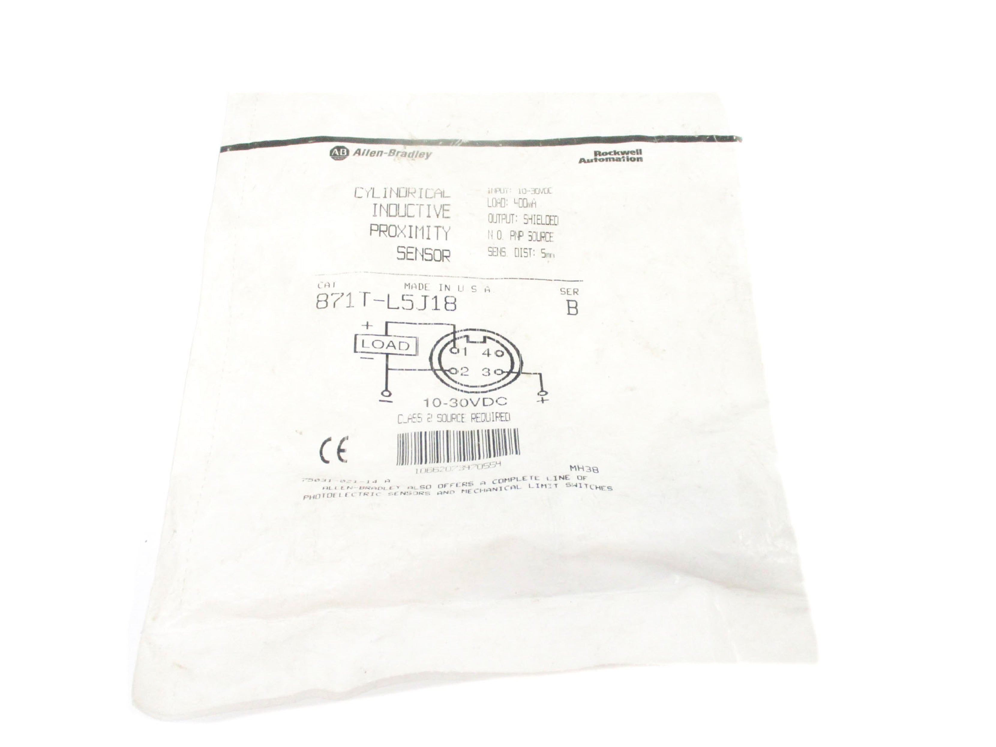 ALLEN BRADLEY 871T-L5J18 SER. B NSMP