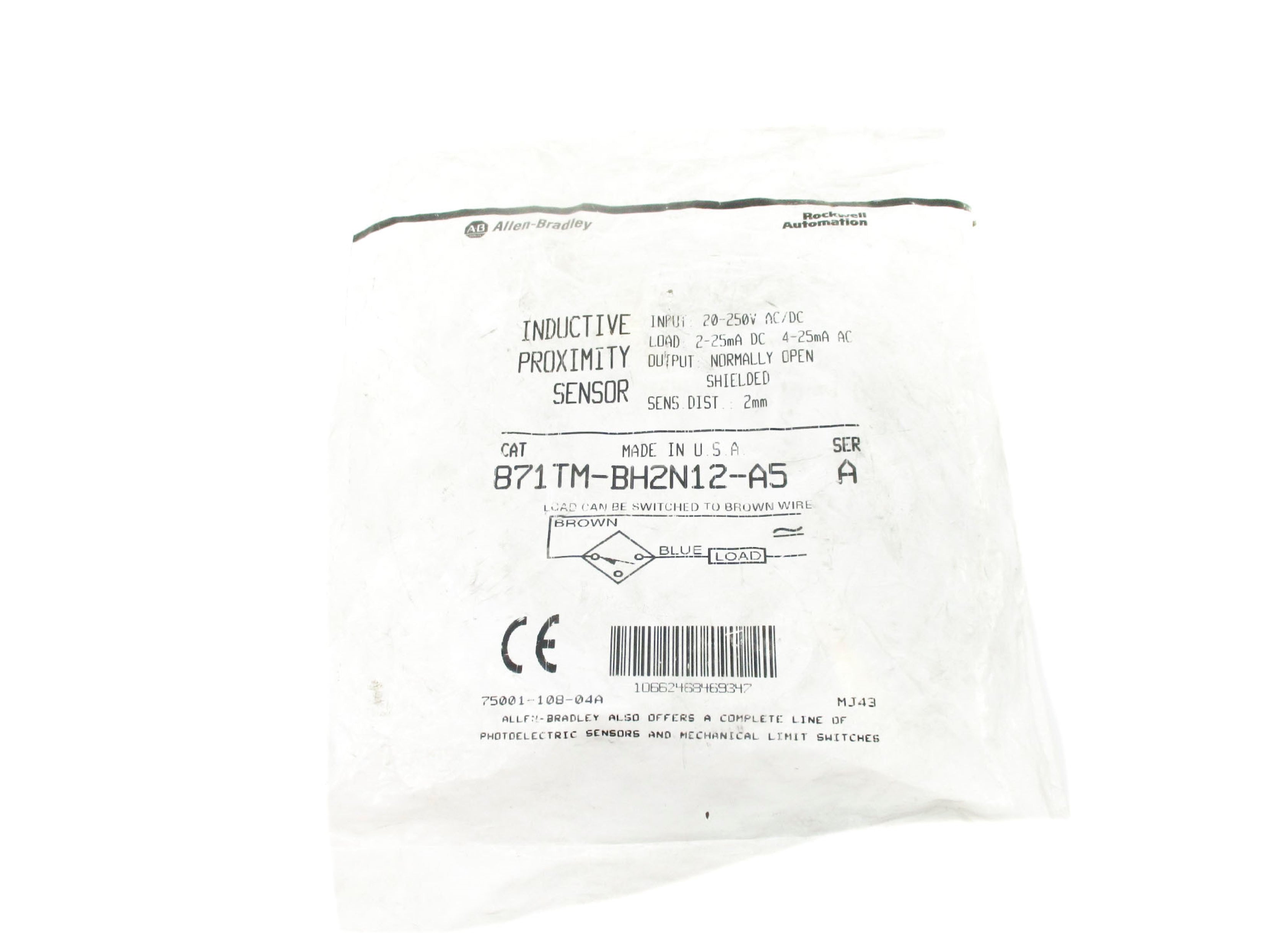 INDUSTRIAL SPARE PART 871TM-BH2N12-A5 SER. A NSMP