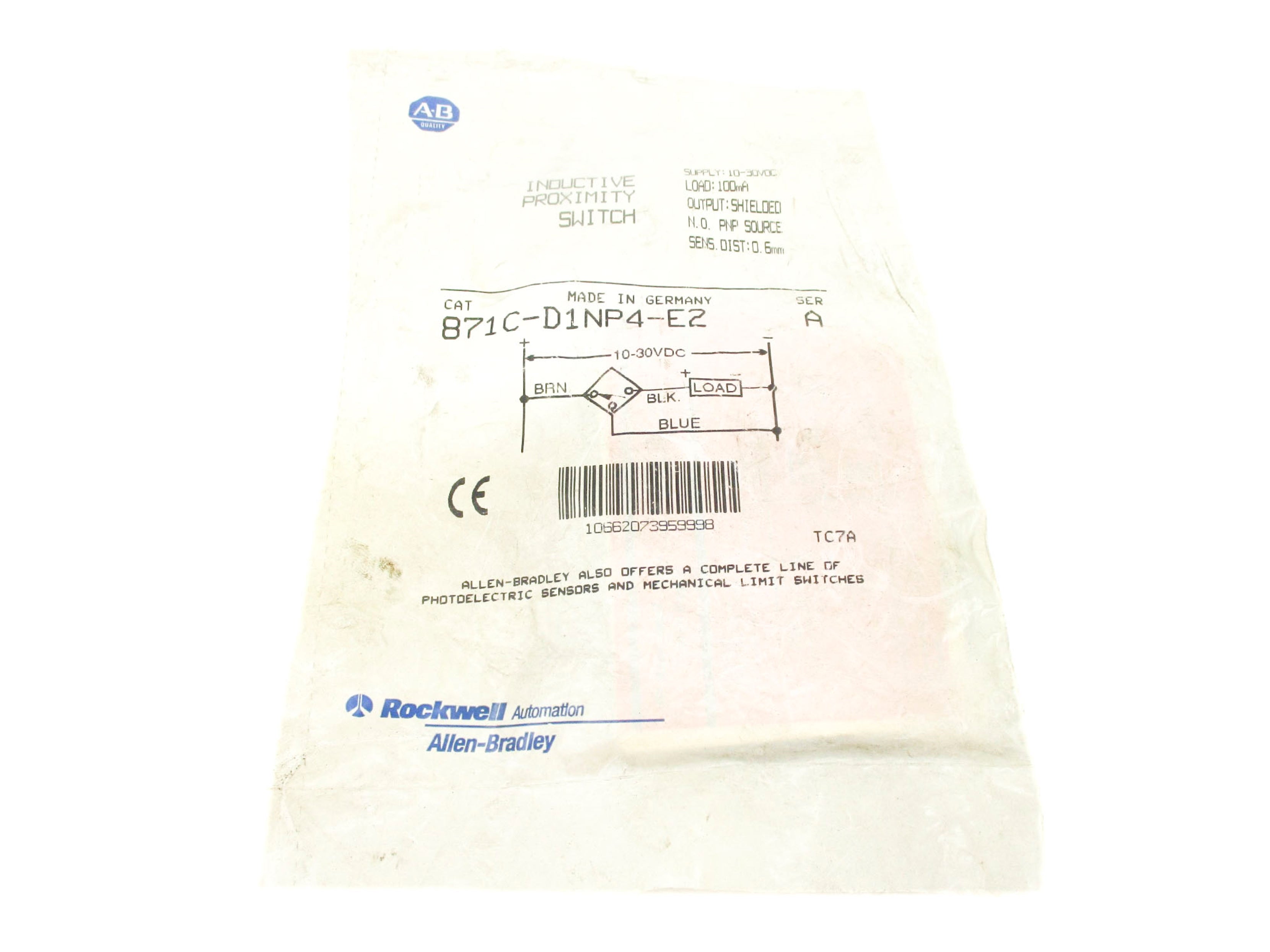 INDUSTRIAL SPARE PART 871C-D1NP4-E2 SER. A NSMP