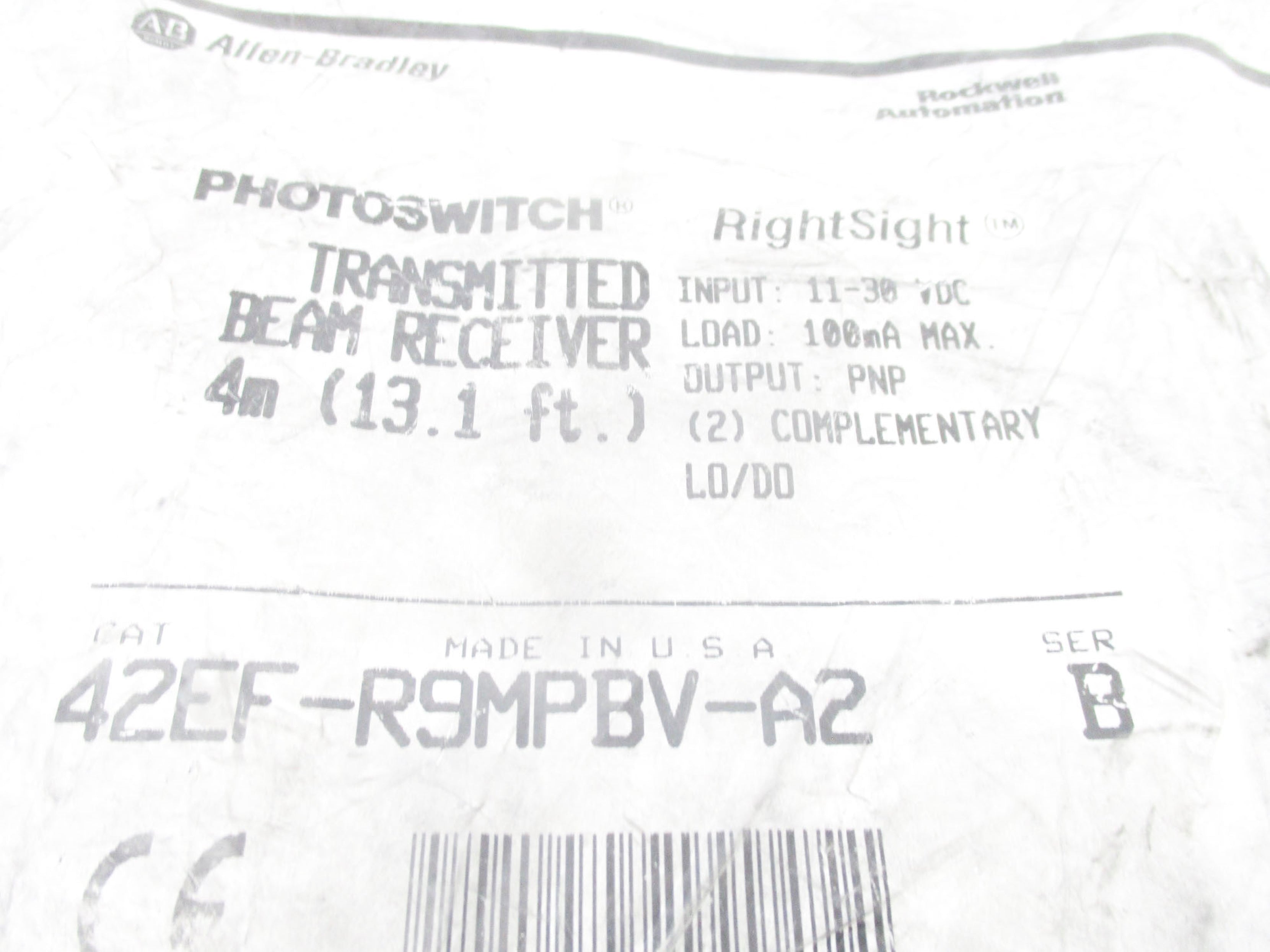 INDUSTRIAL SPARE PART 42EF-R9MPBV-A2 SER. B NSMP