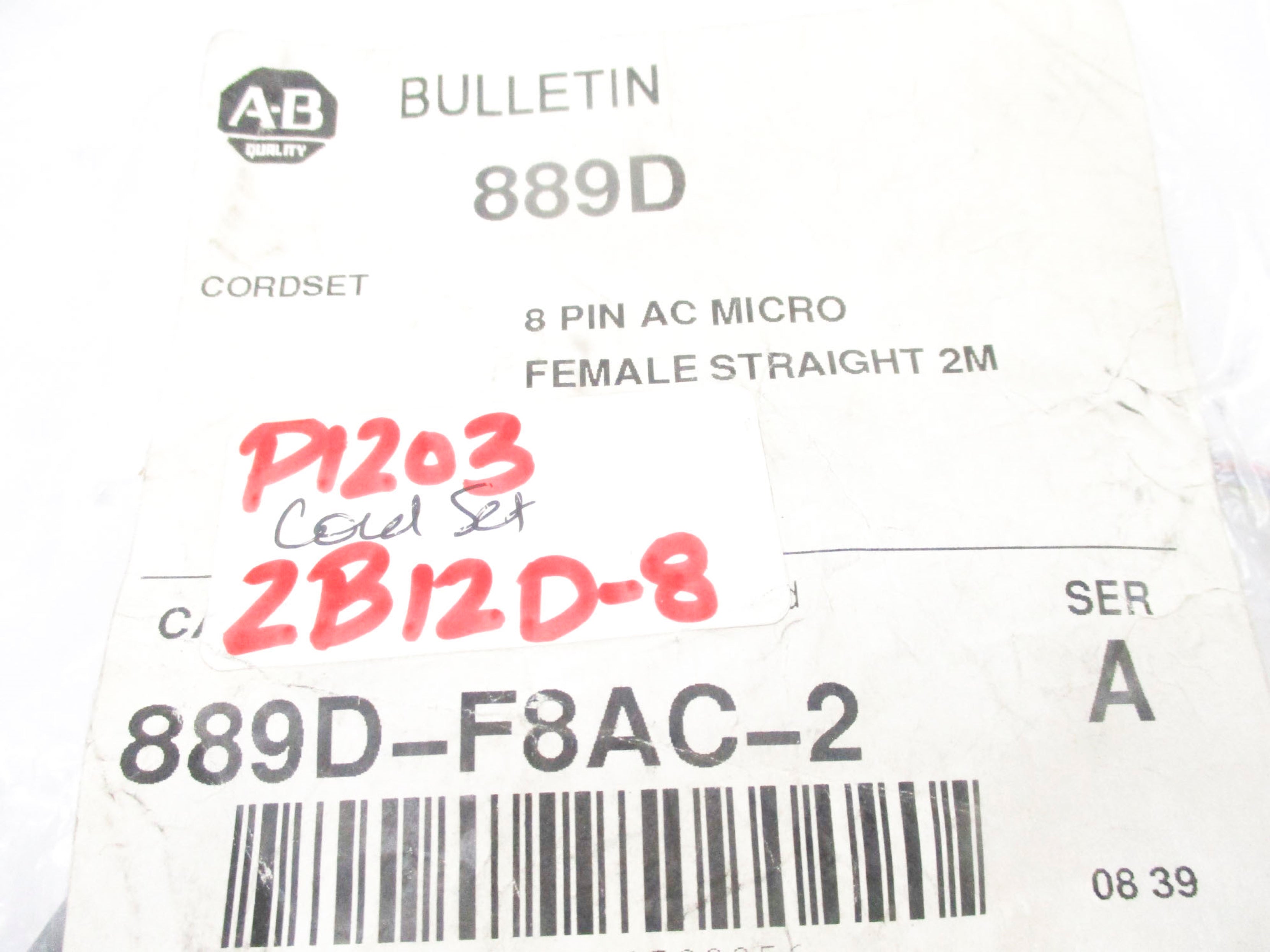 ALLEN BRADLEY 889D-F8AC-2 SER. A NSMP