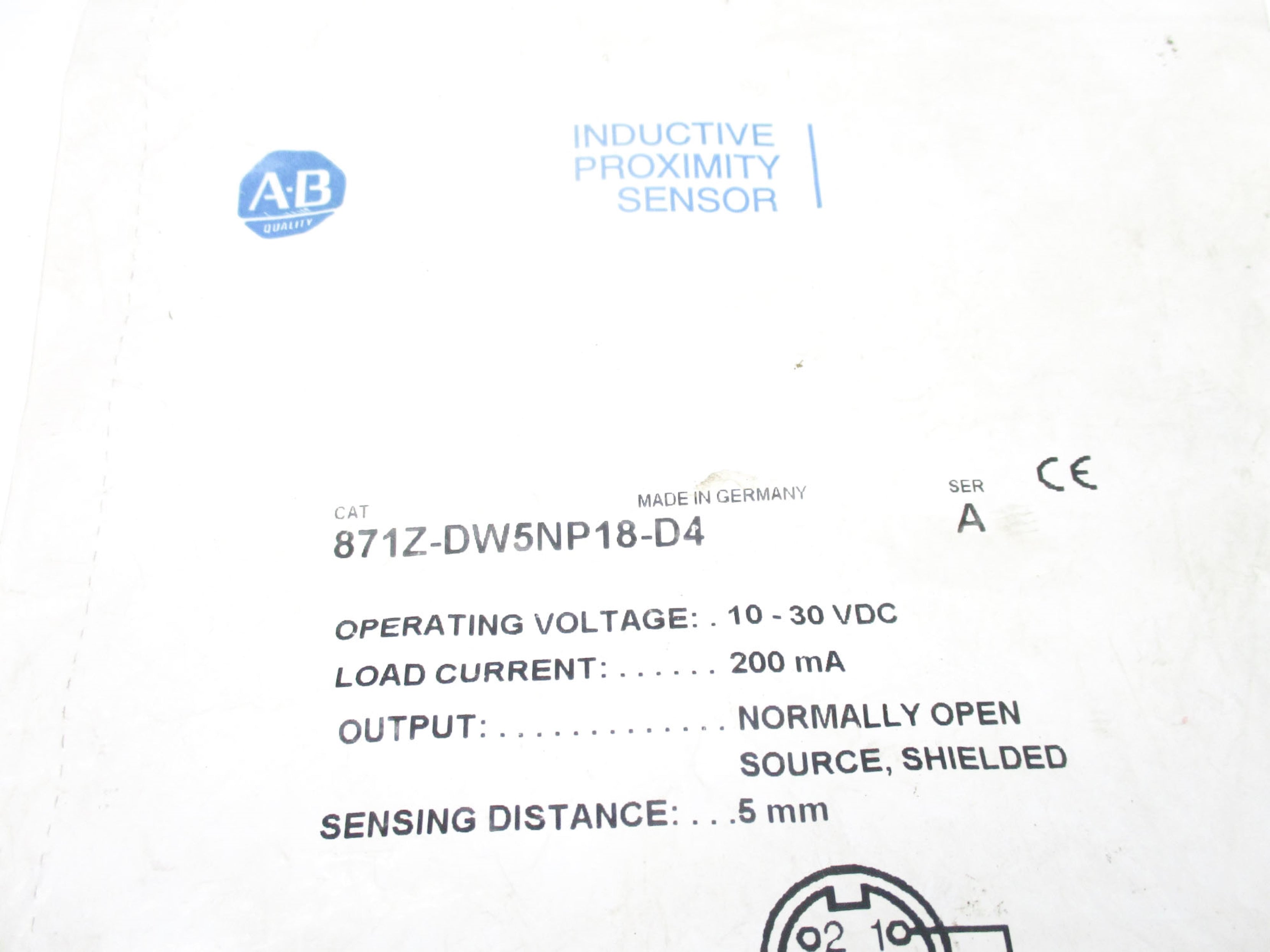 ALLEN BRADLEY 871Z-DW5NP18-D4 SER. A NSMP