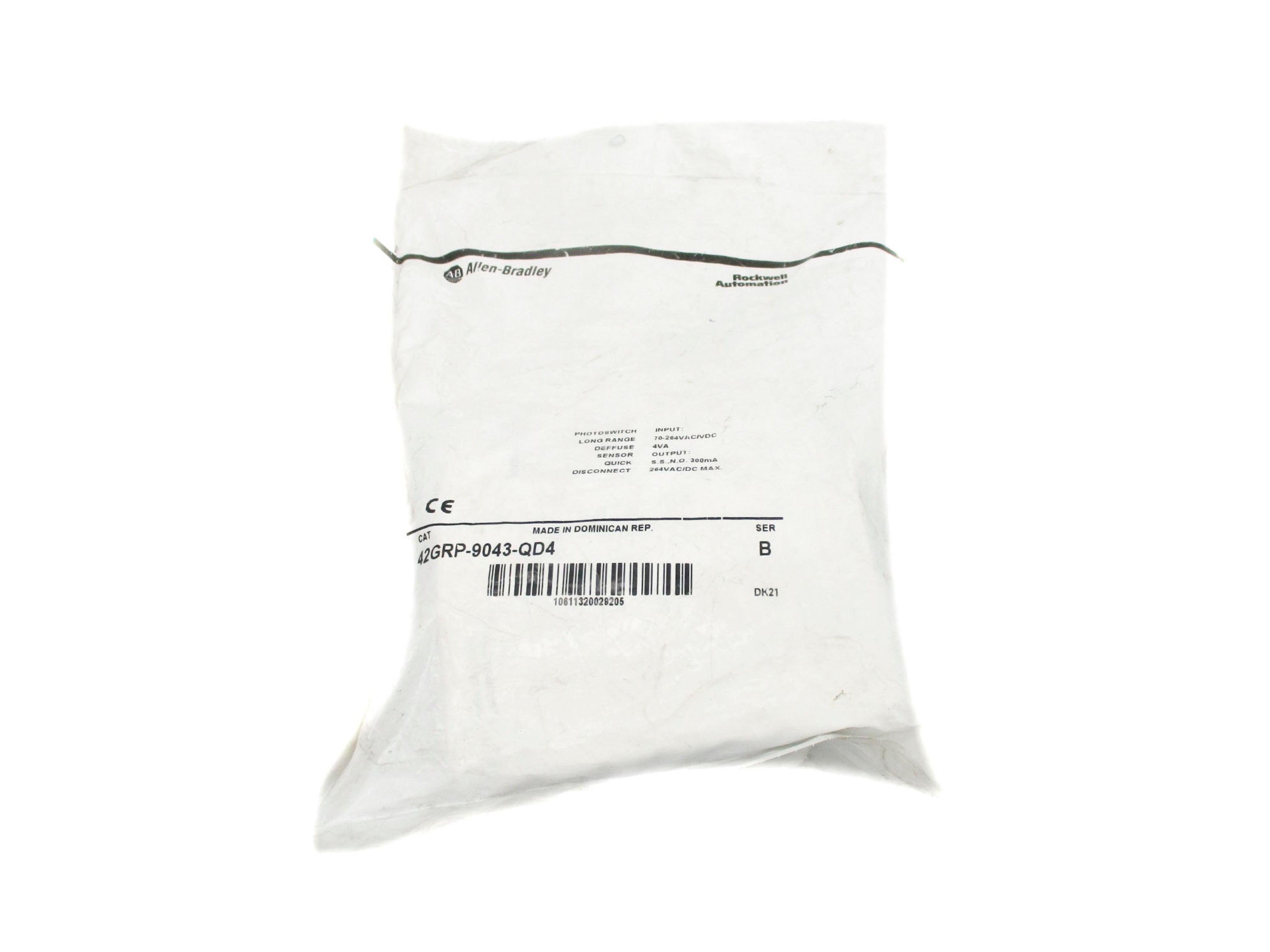 ALLEN BRADLEY 42GRP-9043-QD4 SER. B NSMP