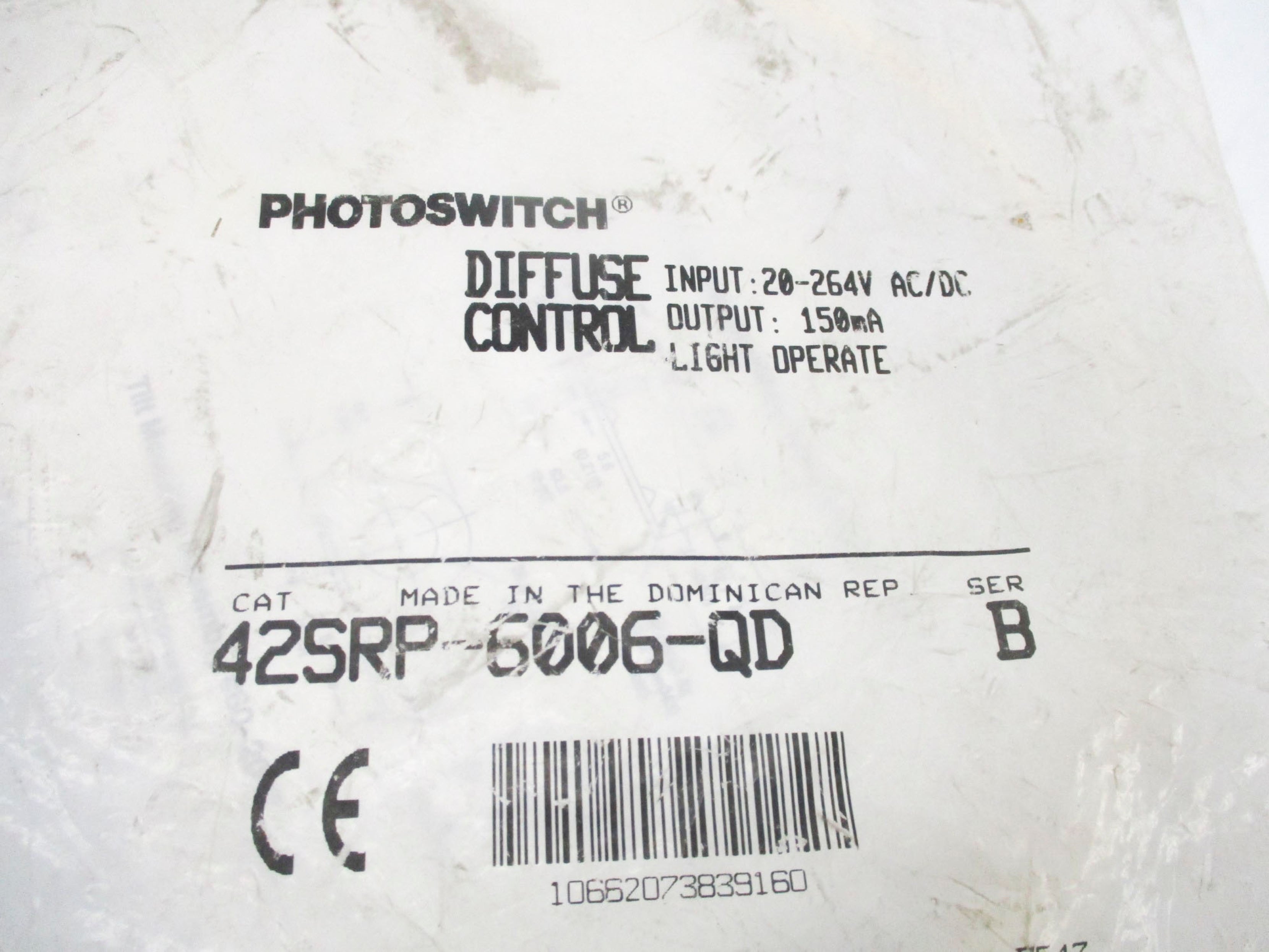 ALLEN BRADLEY 42SRP-6006-QD SER. B 20-264VAC/DC NSMP