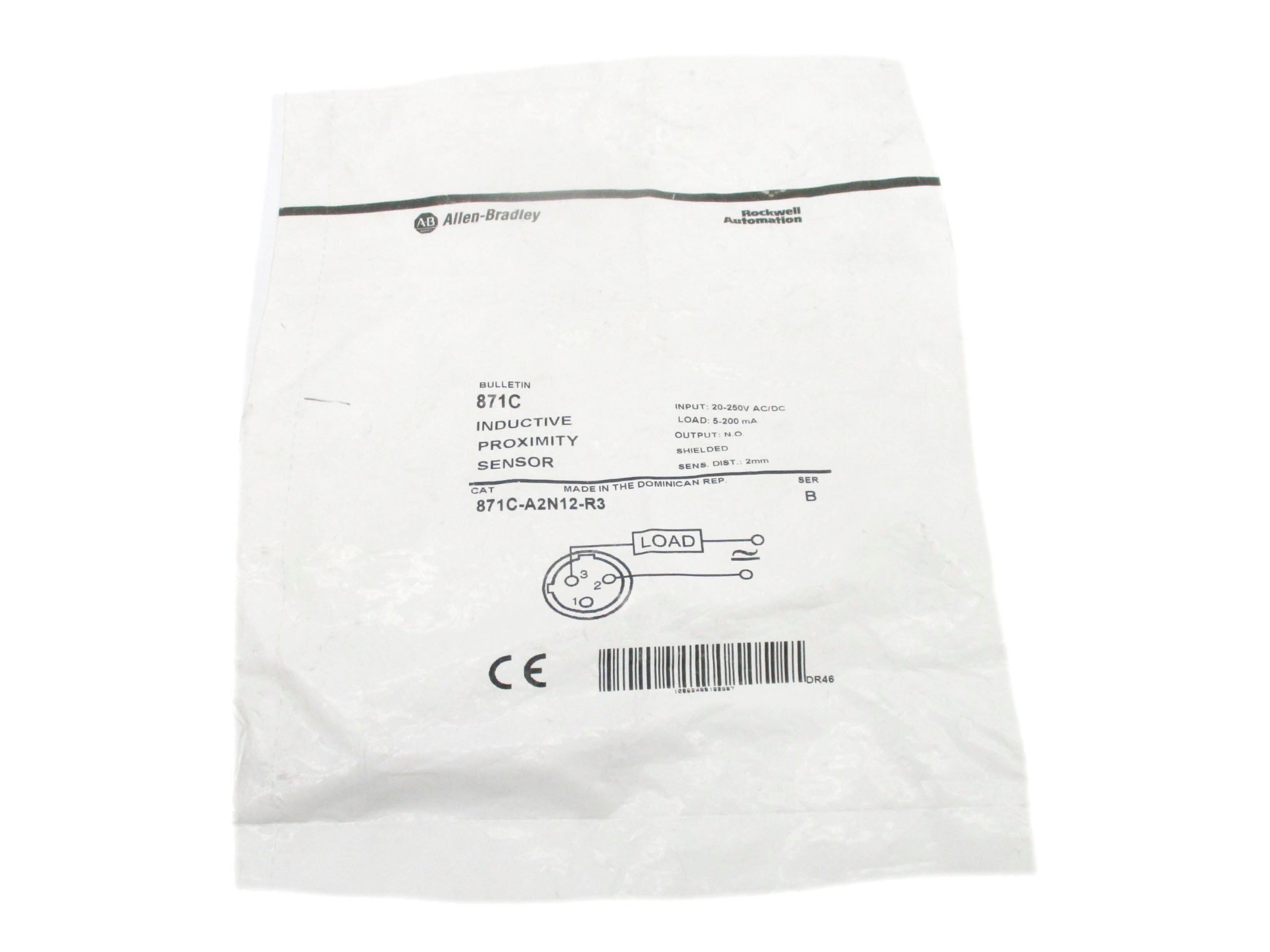 ALLEN BRADLEY 871C-A2N12-R3 SER. B NSMP