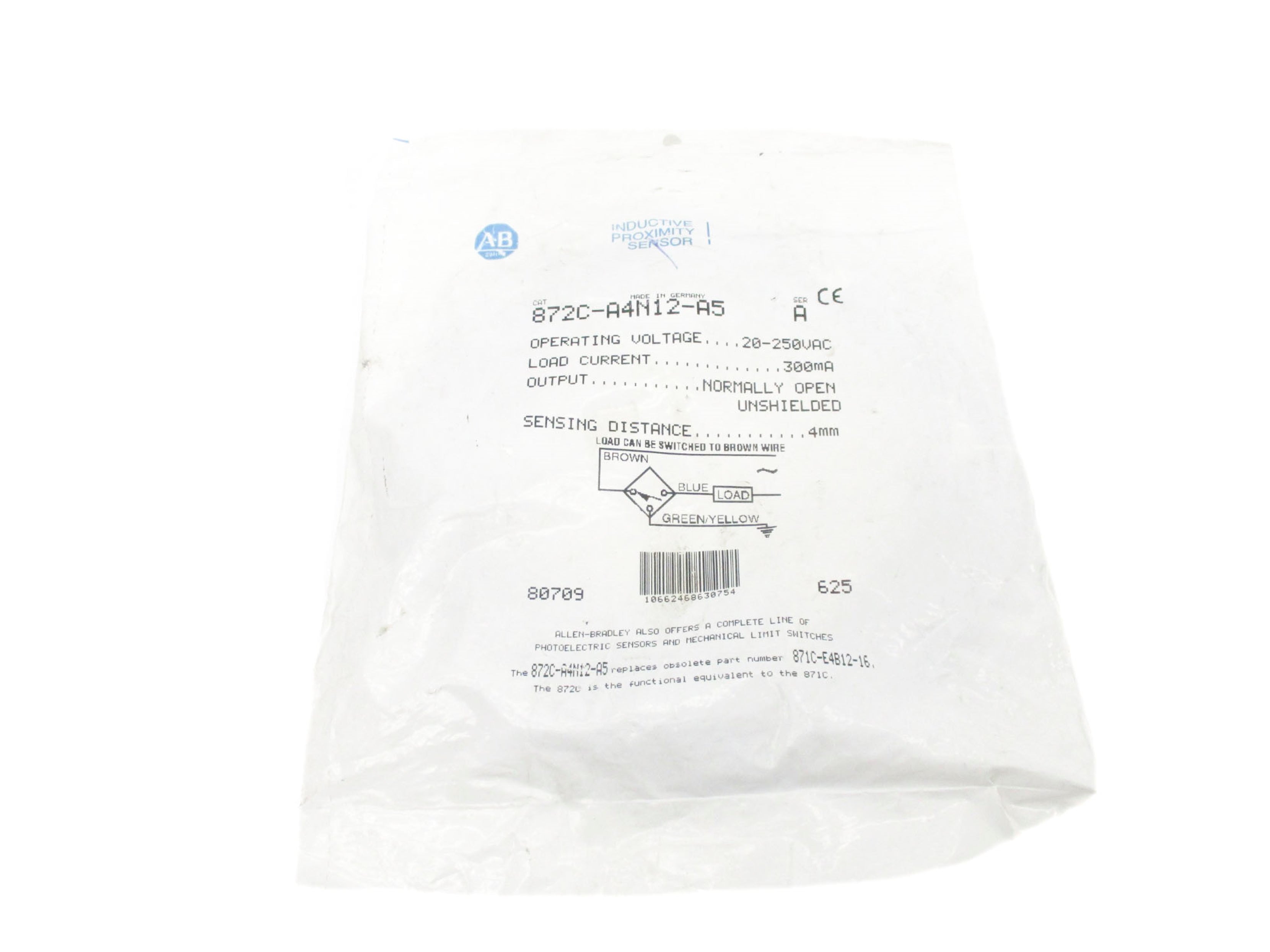 ALLEN BRADLEY 872C-A4N12-A5 SER. A NSMP