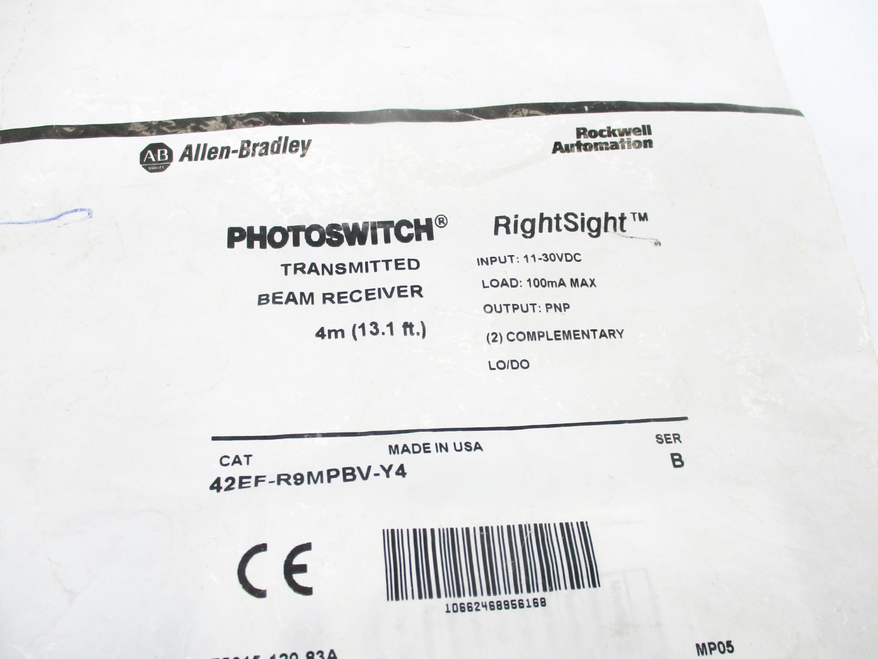 ALLEN BRADLEY 42EF-R9MPBV-Y4 SER. B NSMP